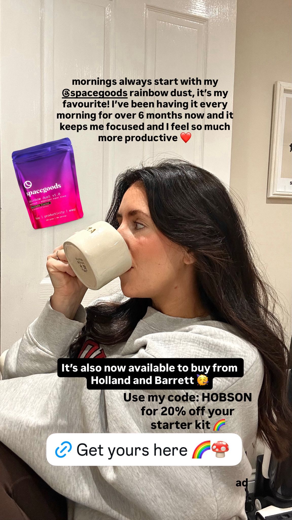 Rebecca Hobson Facebook ad