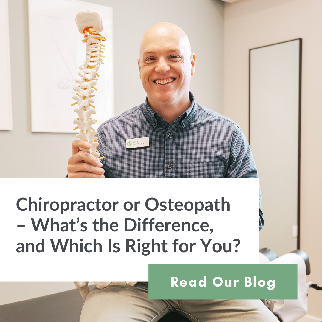 Life Chiropractic Clinics Facebook ad: Chiropractor vs Osteopath: Know the Difference