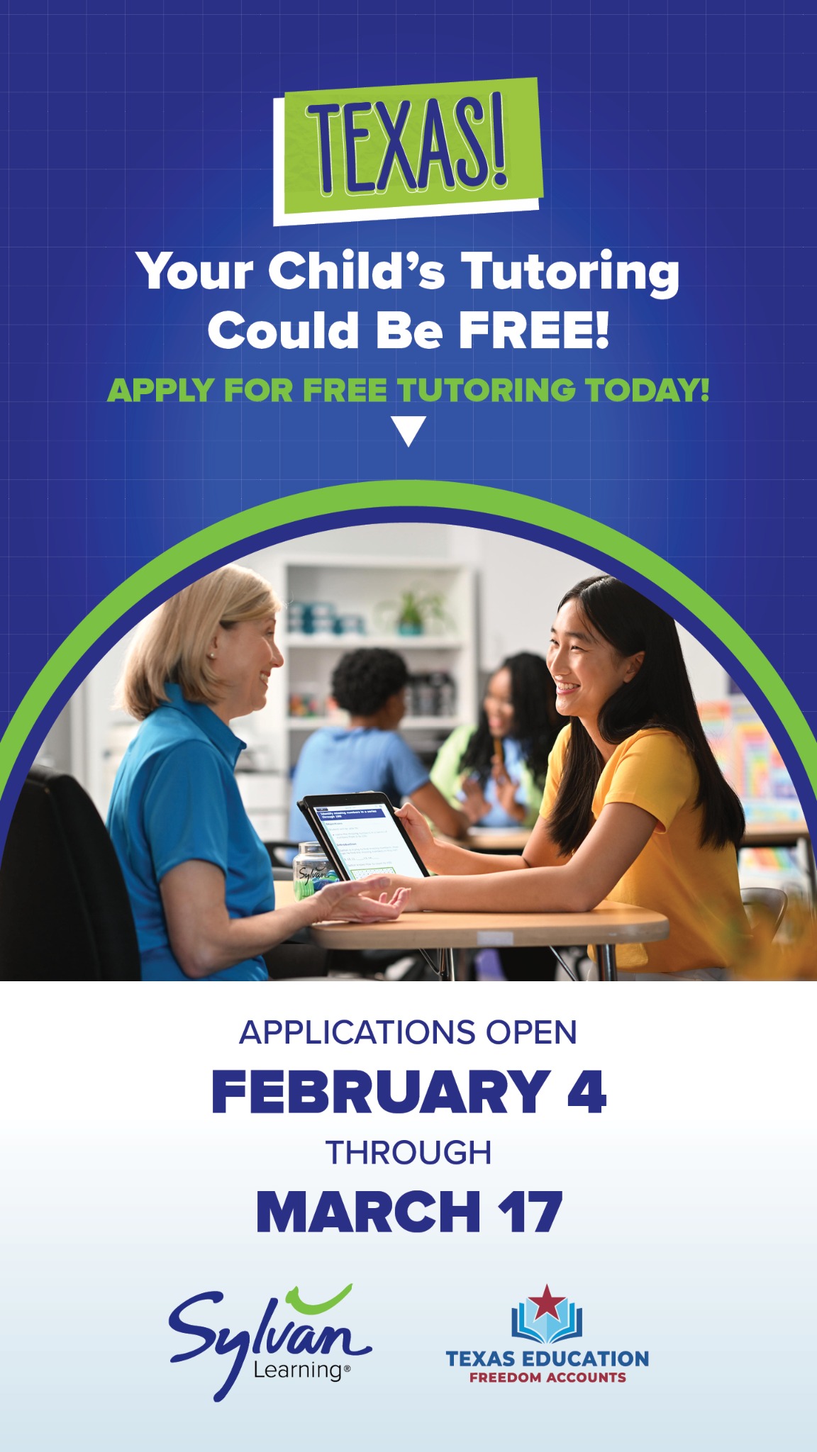 Sylvan Learning Facebook ad