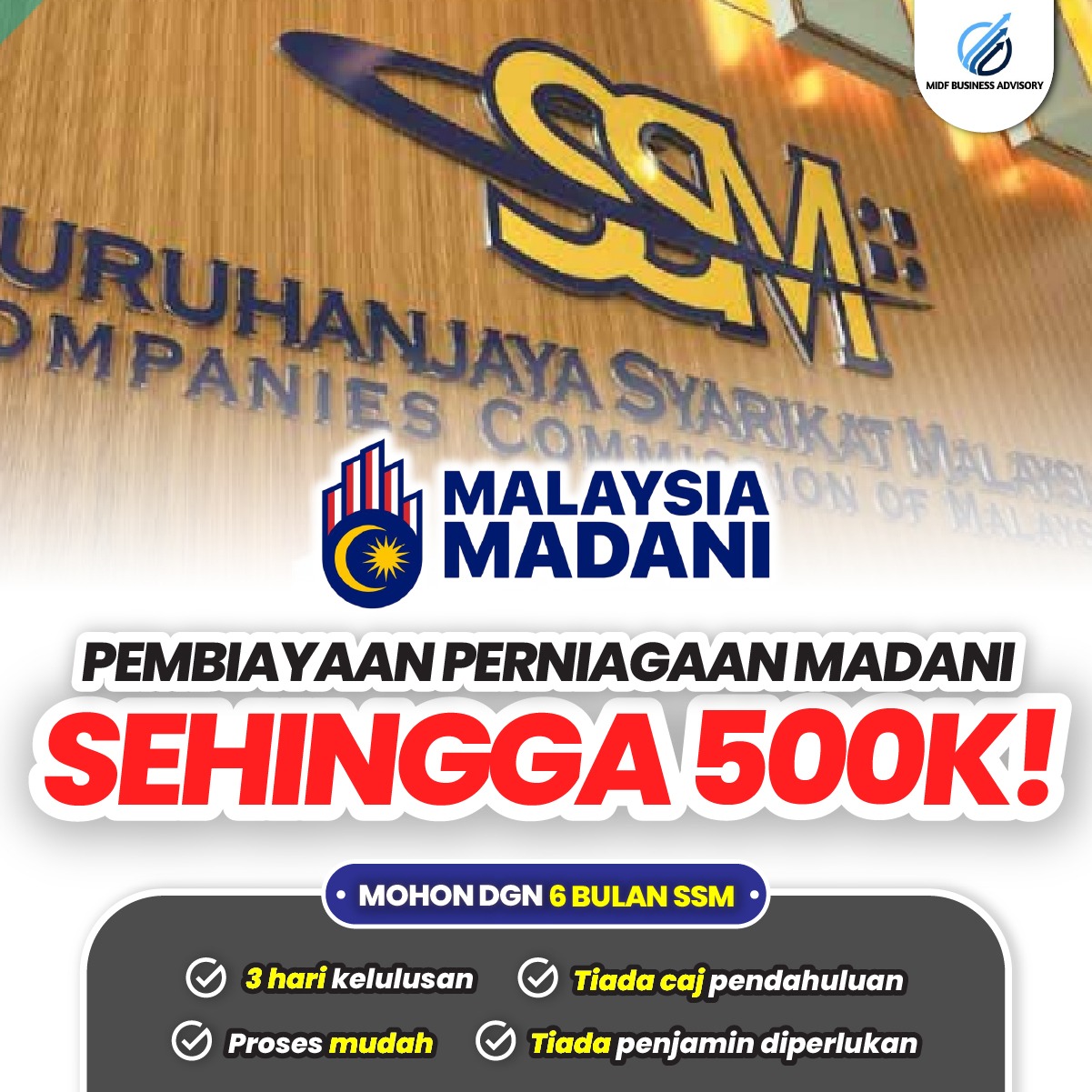 MIDF Business Advisory Facebook ad