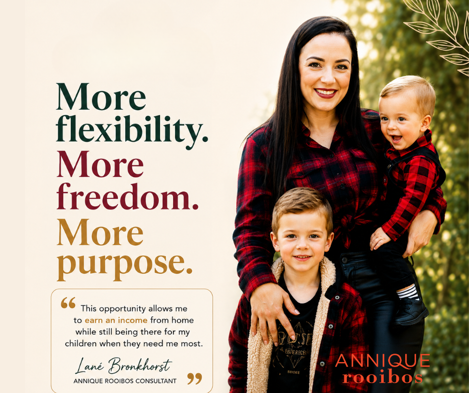 Annique Rooibos Home Office Facebook ad