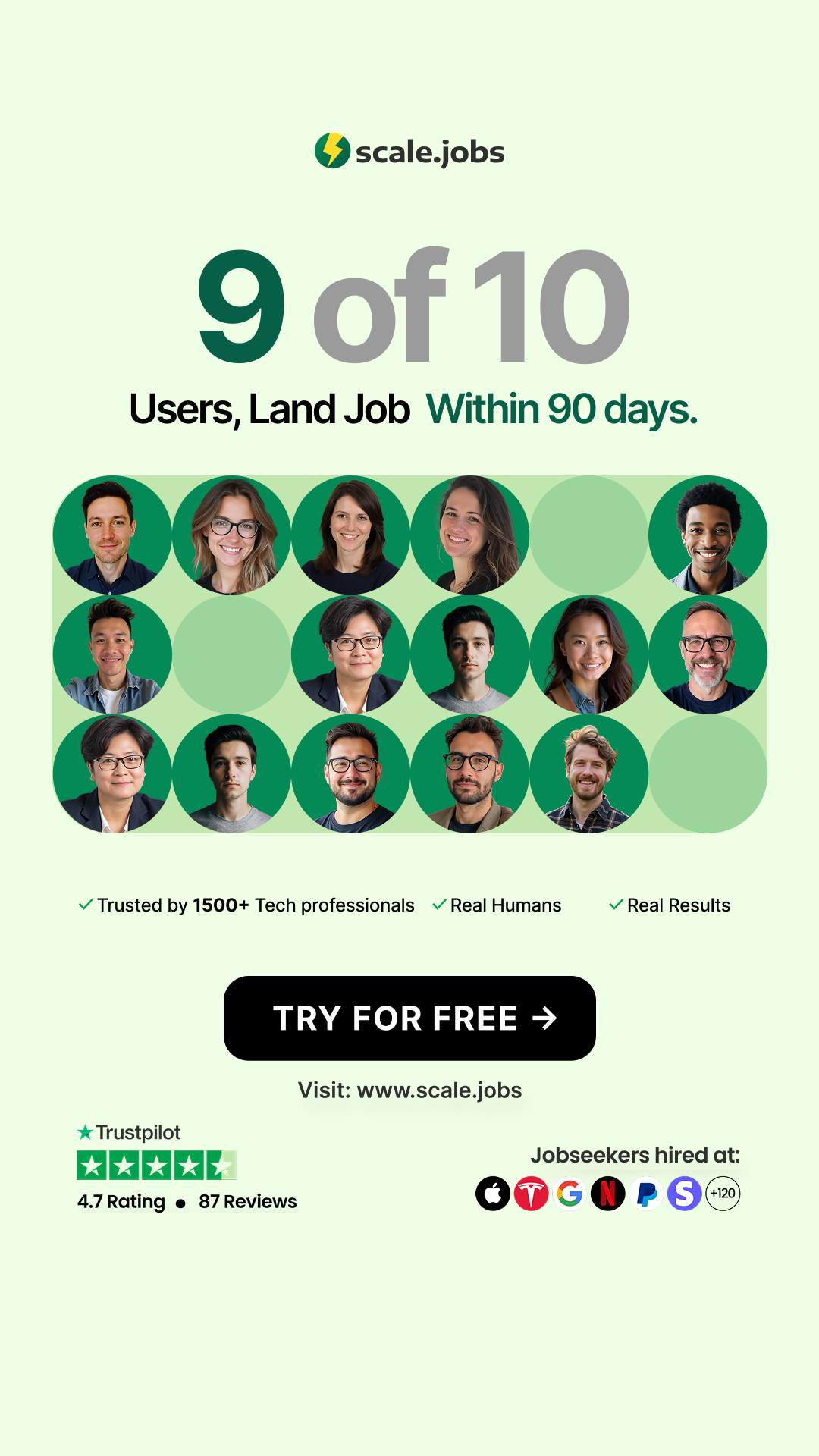 scale.jobs Facebook ad from Jul 6, 2026