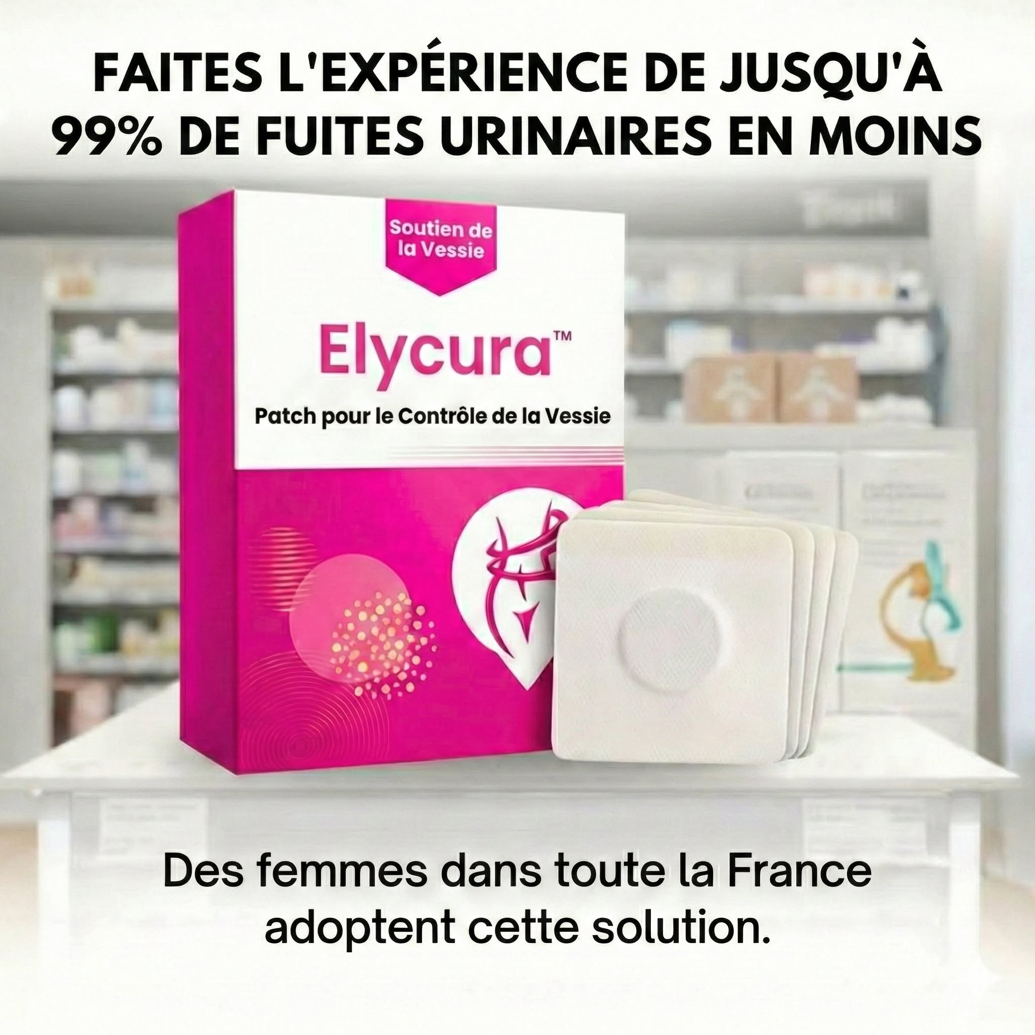 Vernie G. Christian Facebook ad: Traite l'incontinence urinaire immédiatement