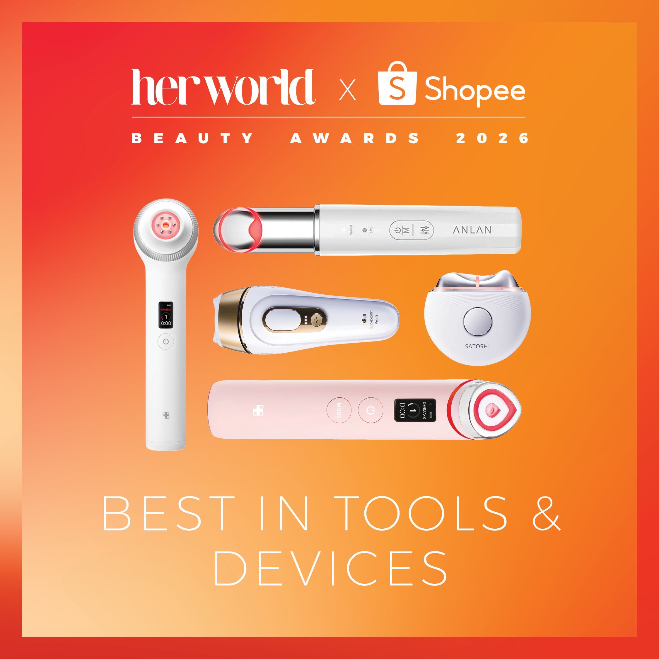 Her World Singapore Facebook ad: Meet the beauty devices bringing a little more…
