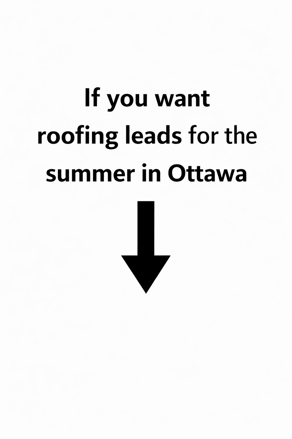 Ottawa Lead Generation Facebook ad