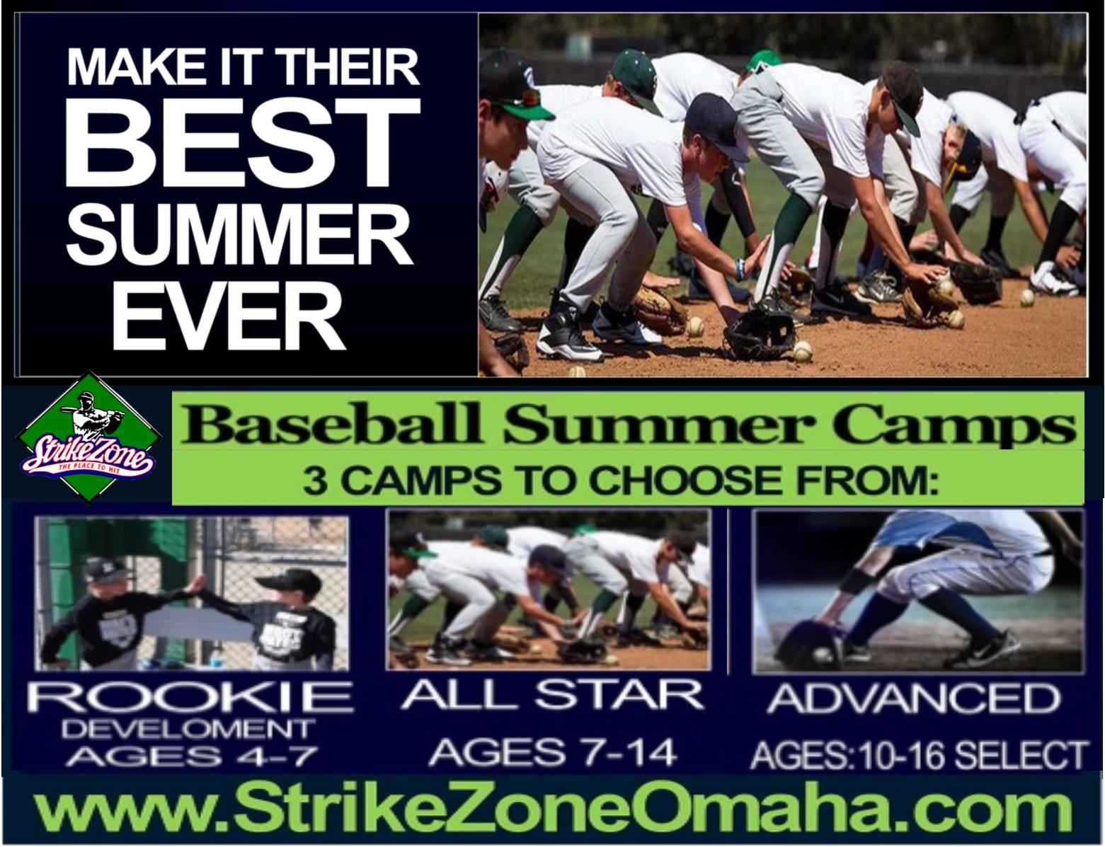Strike Zone Facebook ad: Baseball Summer Camps For All Ages & Skills | Strike Zone…