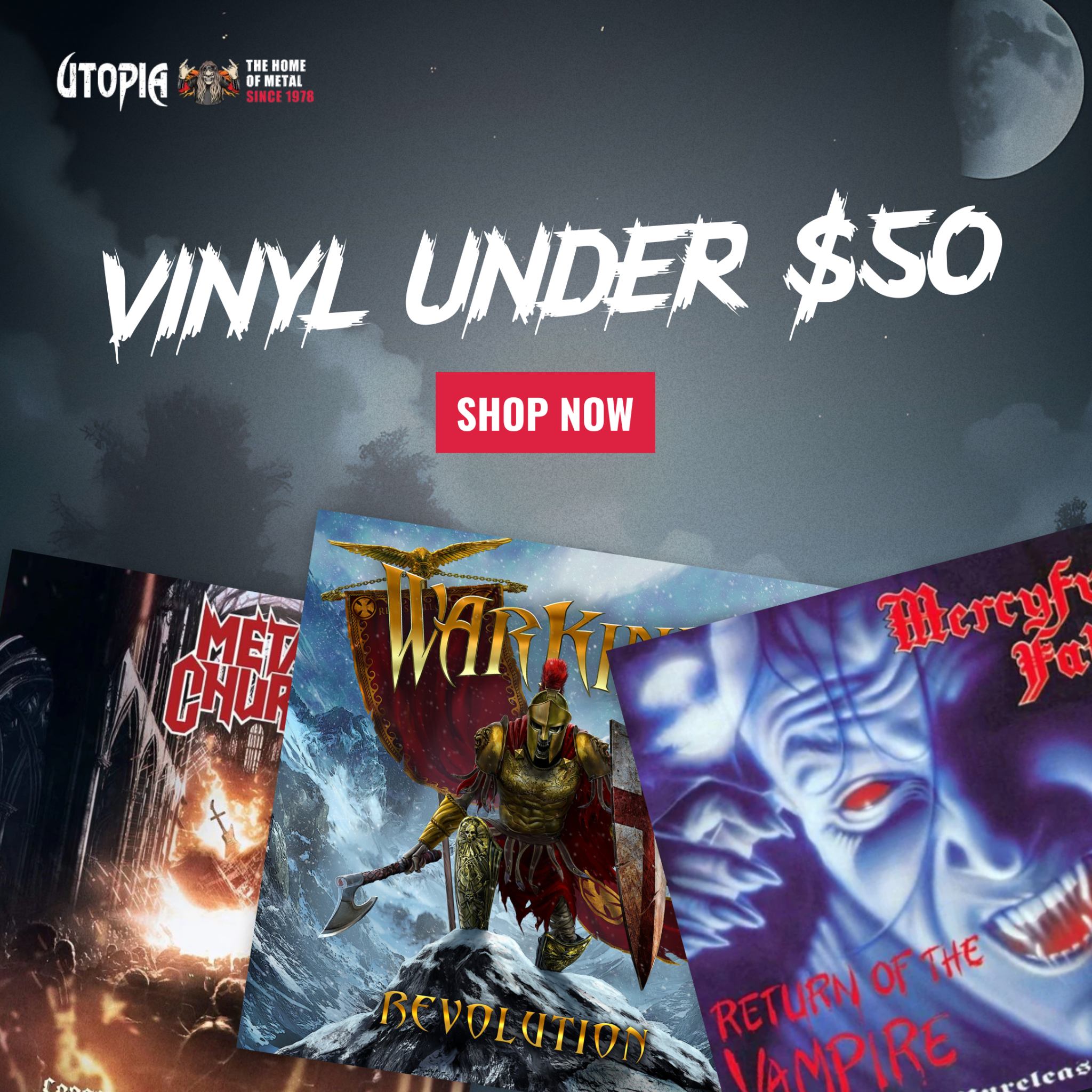 Utopia Records - Home Of Metal Facebook ad
