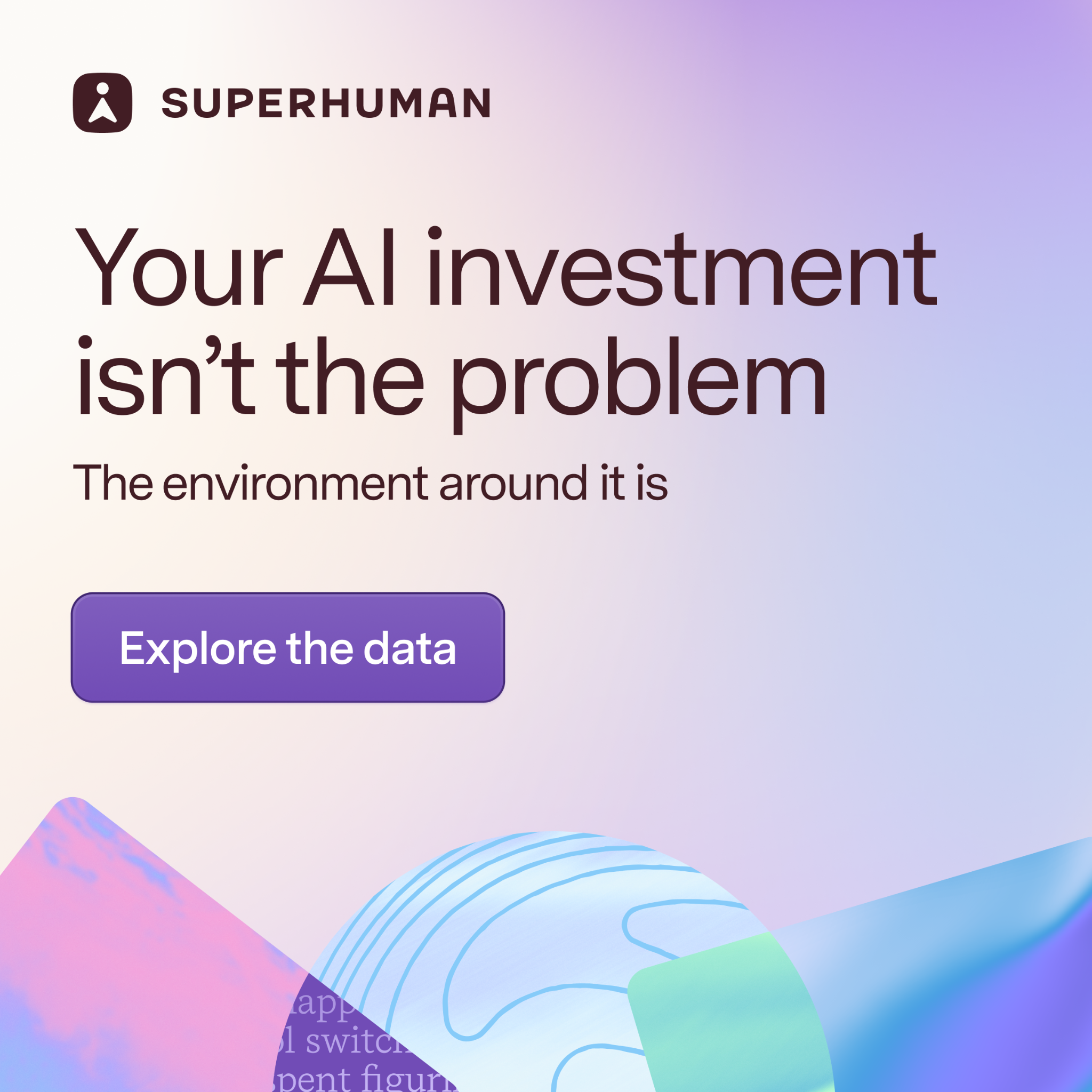 Superhuman Facebook ad
