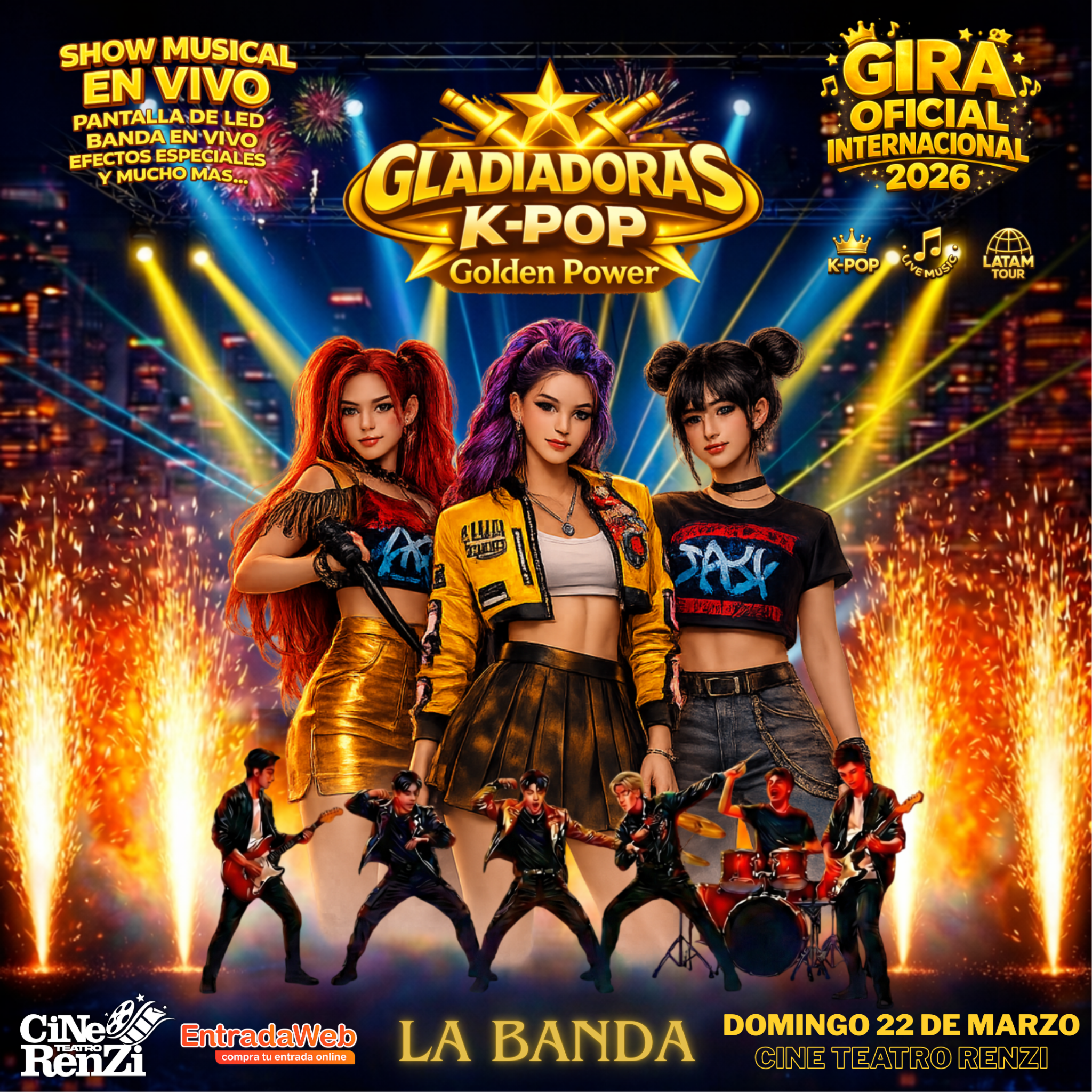 Gladiadoras K-POP Facebook ad