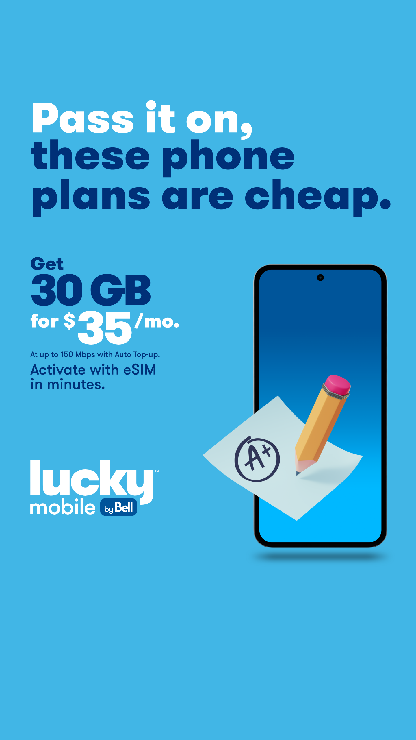 Lucky Mobile Canada Facebook ad from Jul 20, 2026