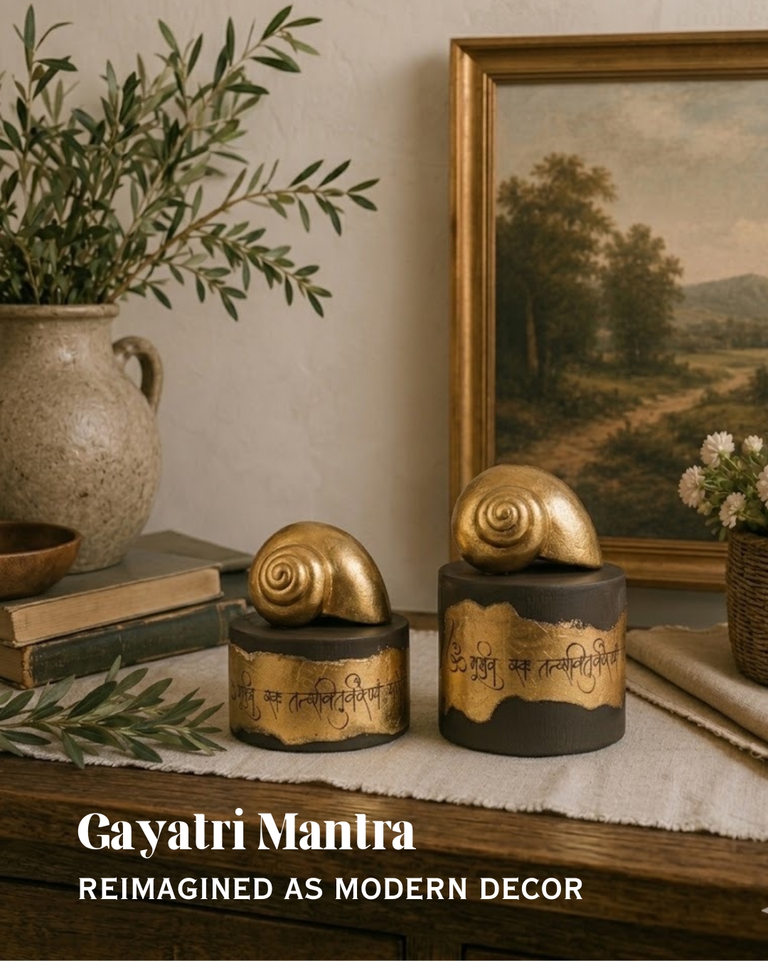 BRAHM, India Facebook ad: Gayatri Mantra Decor