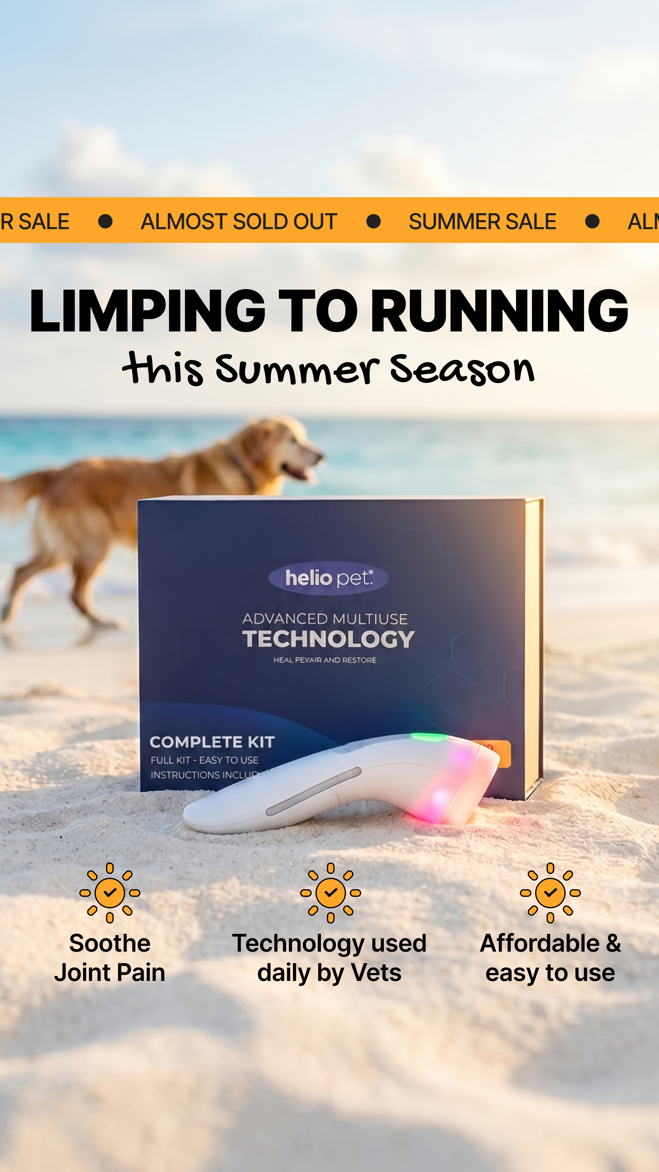 Helio Pet Facebook ad