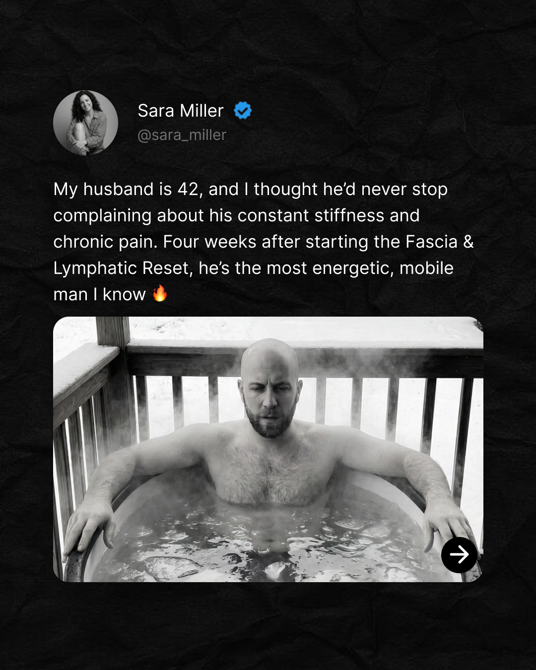 Sarah Miller Facebook ad