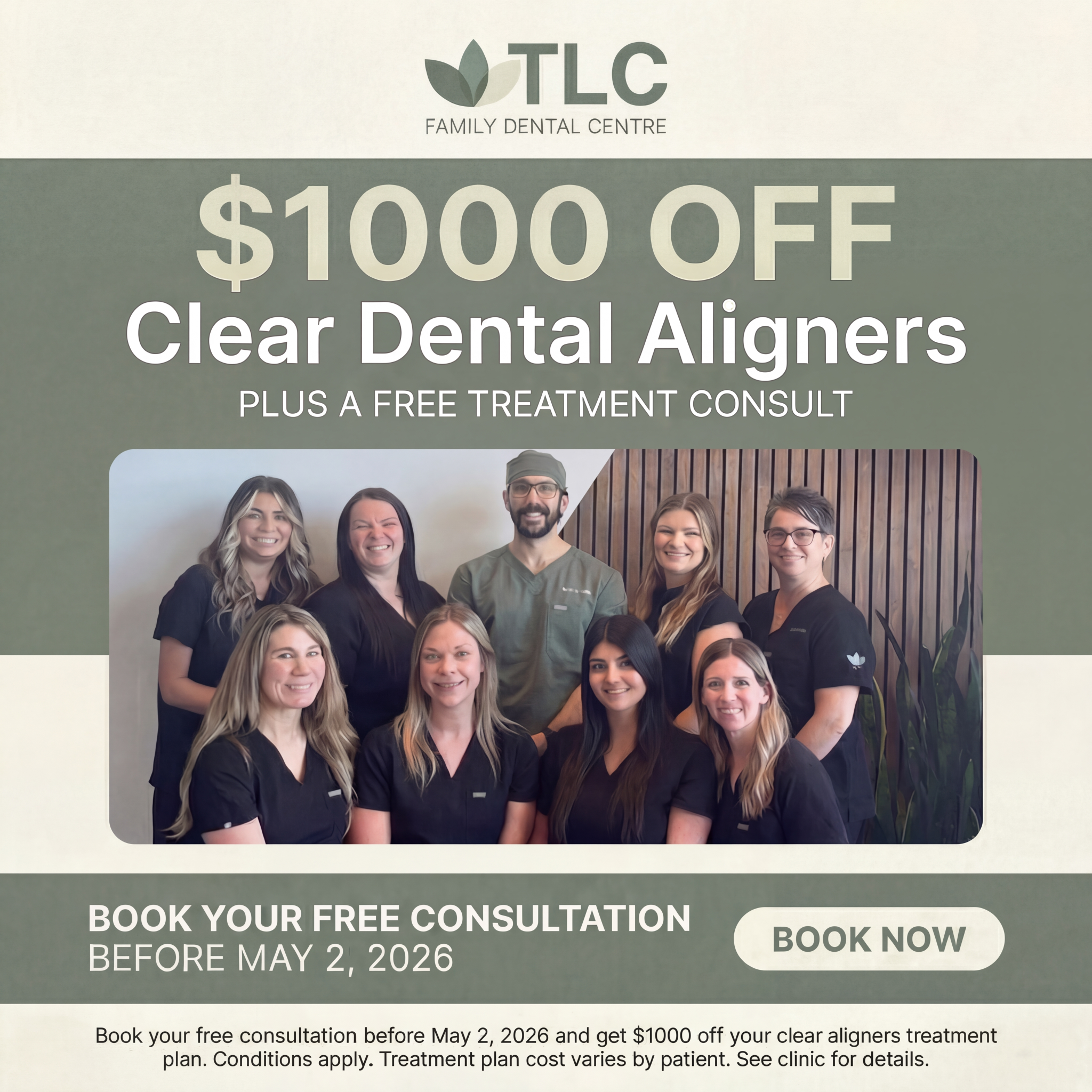 TLC Family Dental Centre Facebook ad