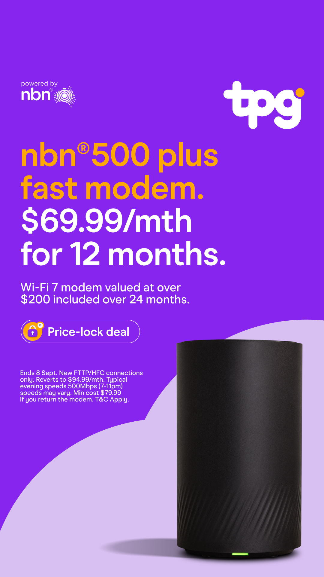 TPG Facebook ad