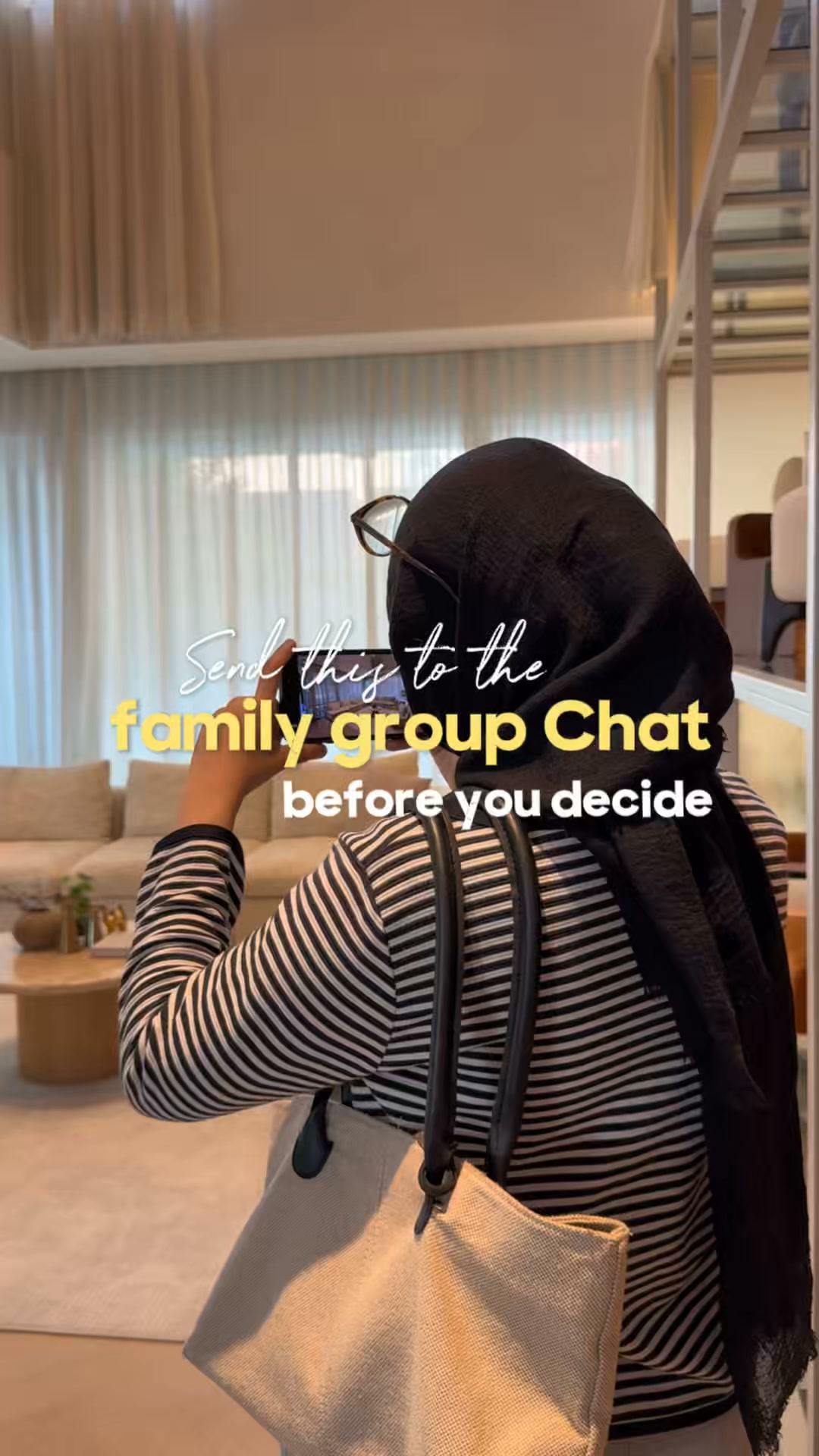 FRWD Furniture Facebook ad: Sent to the Family Group Chat. Approved
