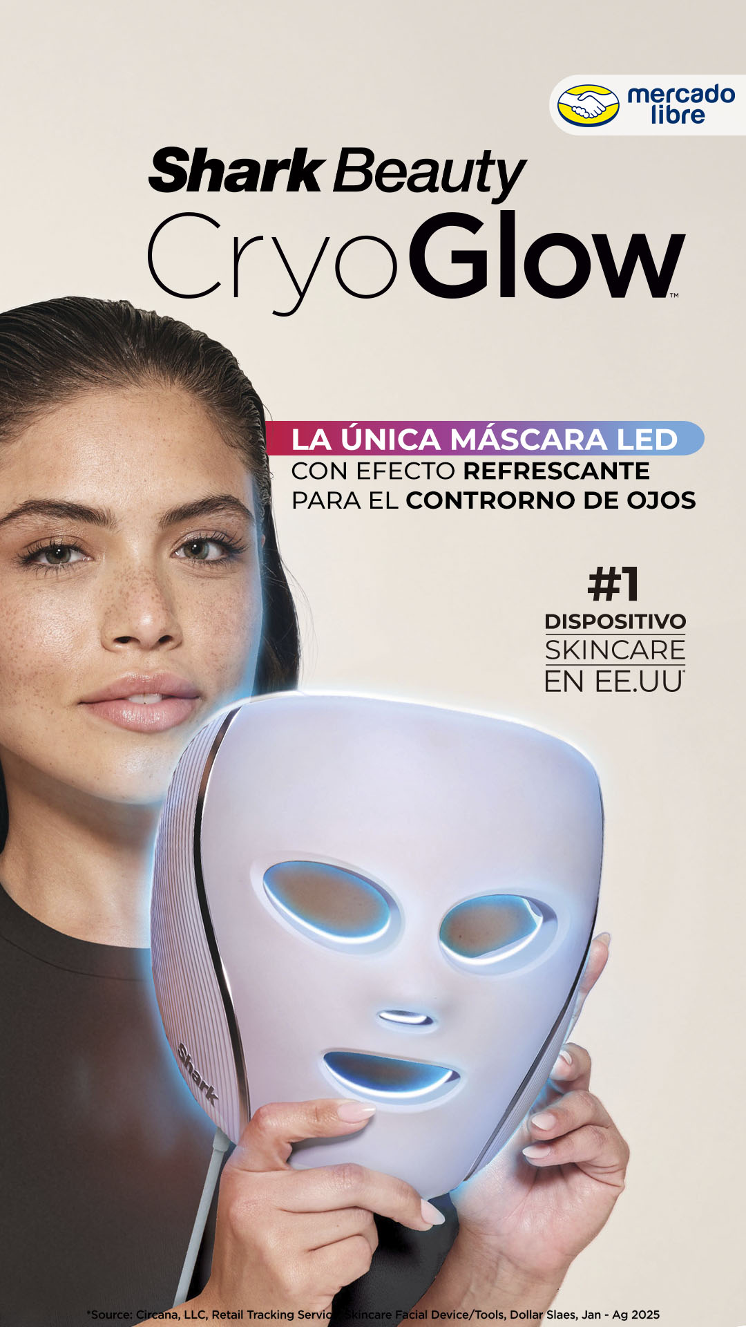 Shark Beauty Chile Facebook ad from Jul 7, 2026