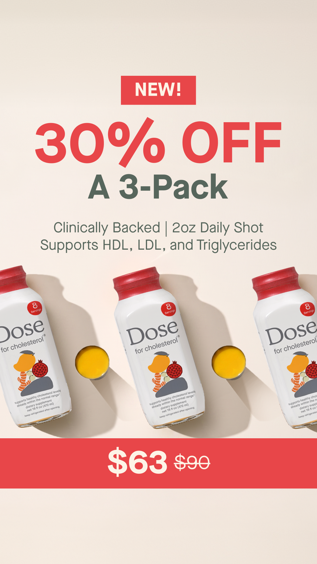 Dose for Cholesterol Facebook ad