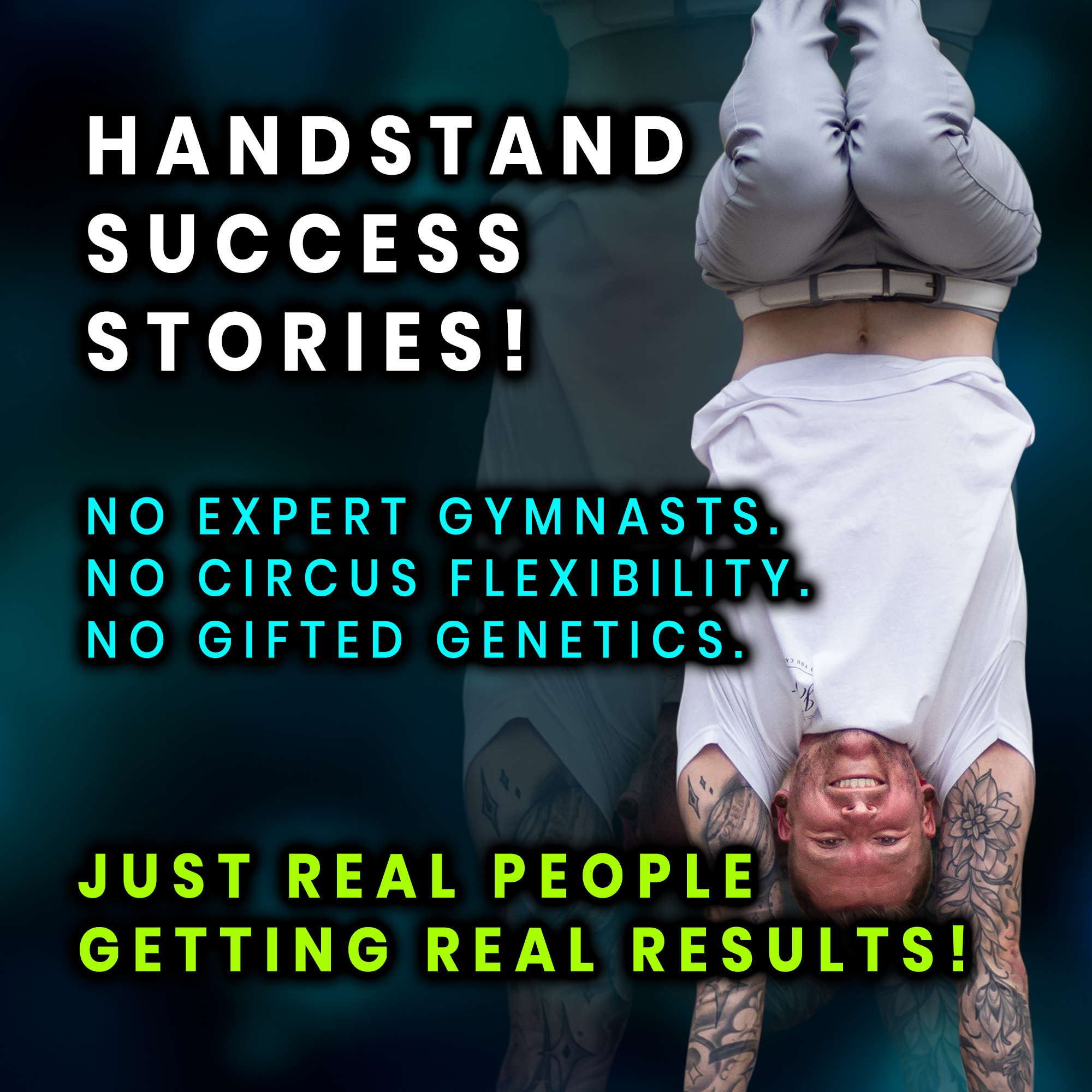 Kyle Weiger Handstand Coach Facebook ad