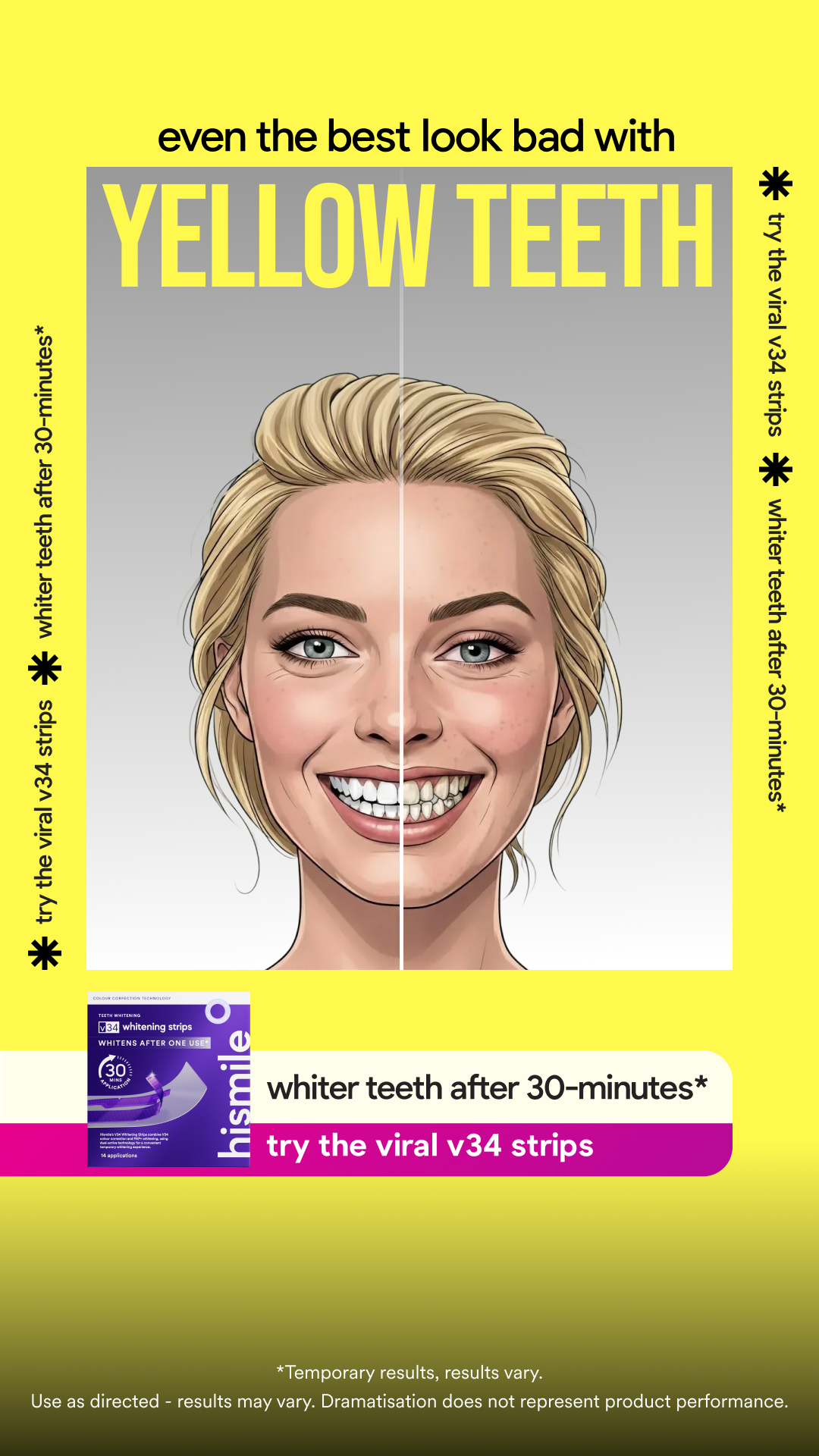 Hismile Facebook ad