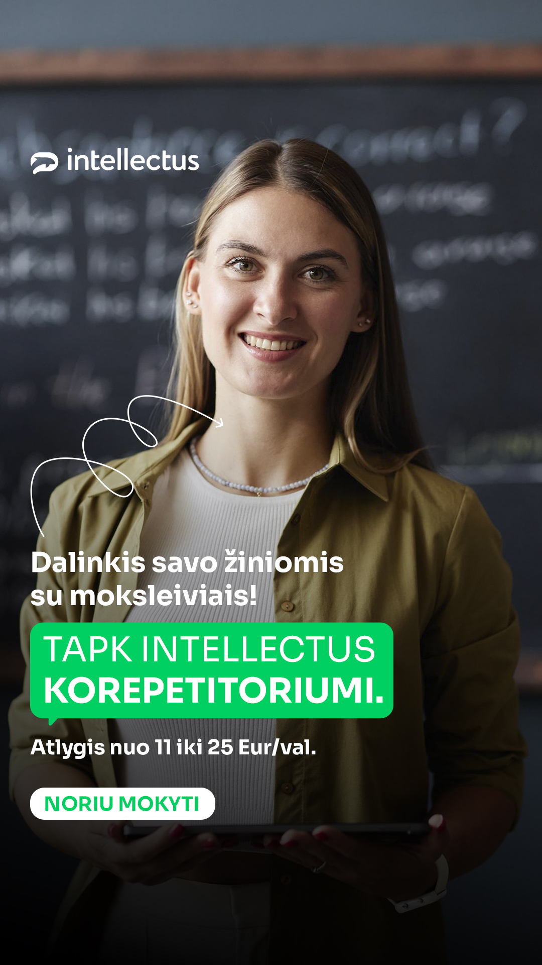 Anglų kalbos mokykla „Intellectus“ Facebook ad