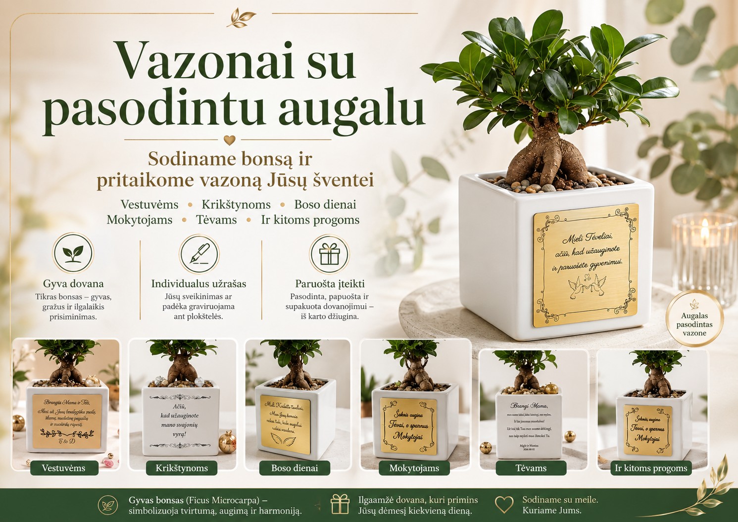 Agrava Facebook ad: Agrava - dovanos ir reklaminė atributika