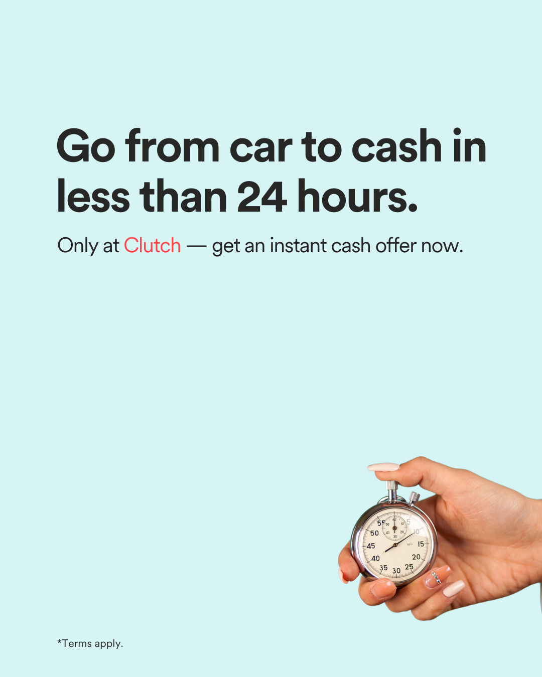 Clutch Facebook ad