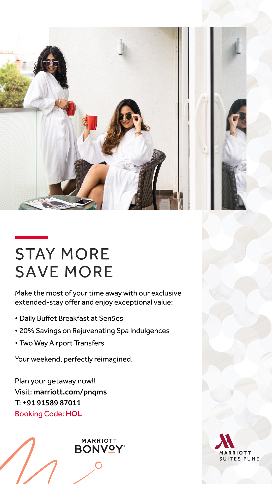 Marriott Suites Pune Facebook ad: Discover the epitome of luxury living at Marriott…