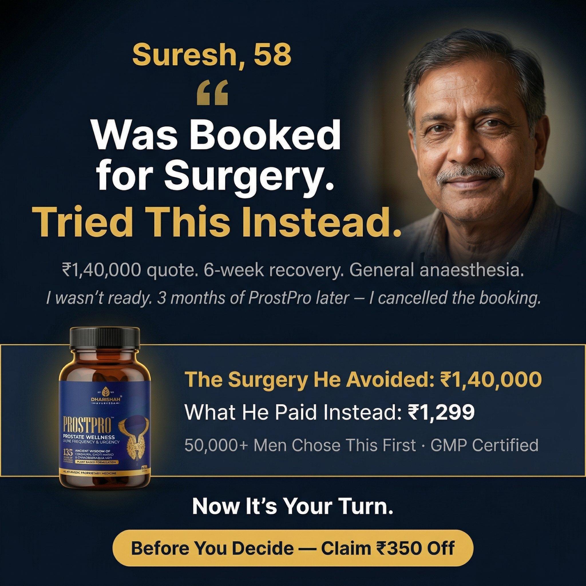 Dharishah Ayurveda Facebook ad