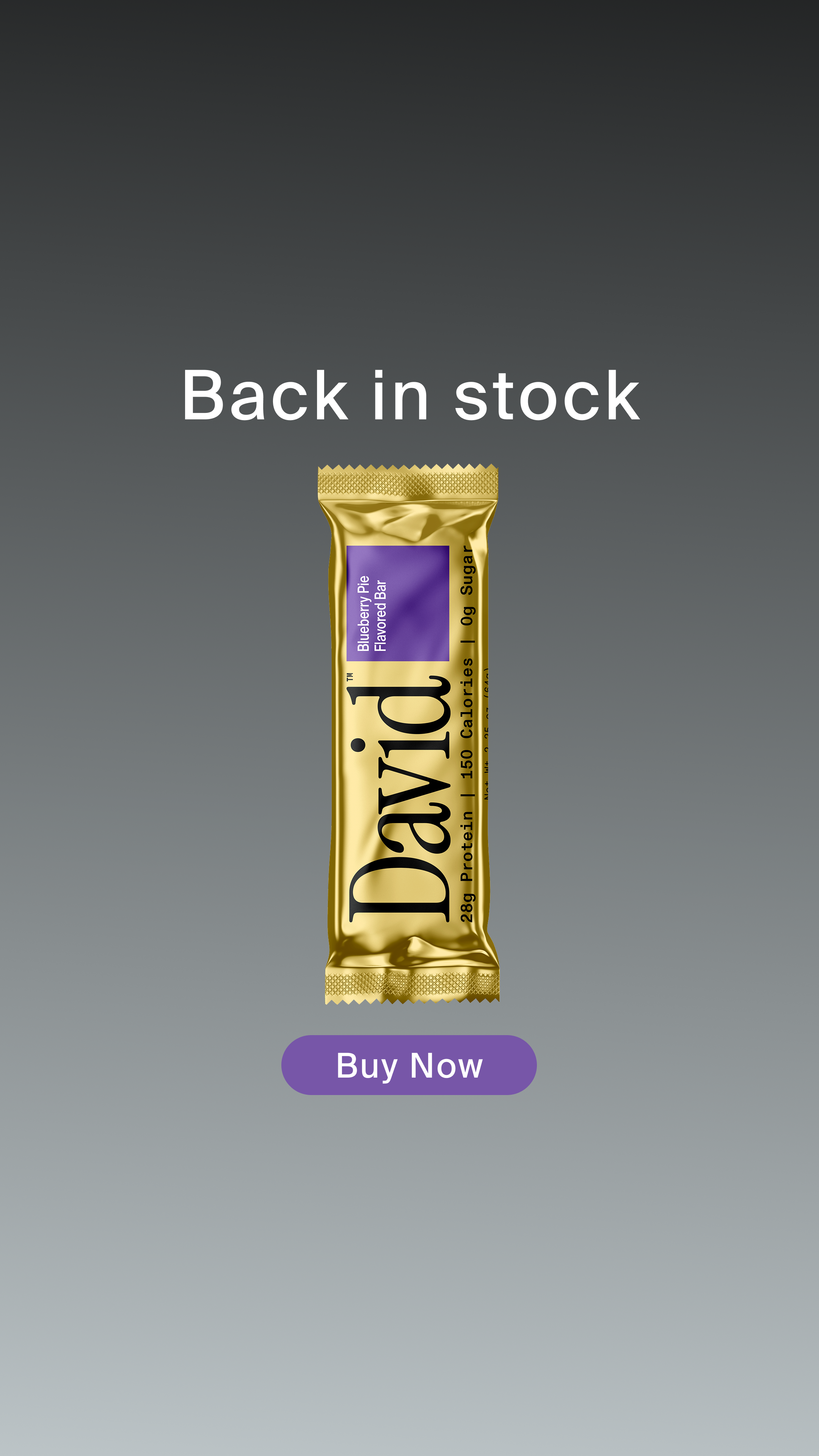 David Protein Facebook ad