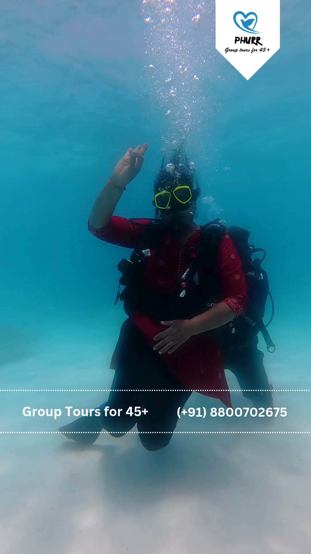 Phurr- Group Tours for 45+ age/Senior citizens Facebook ad: Premium Journeys, Thoughtfully Designed for Seniors.