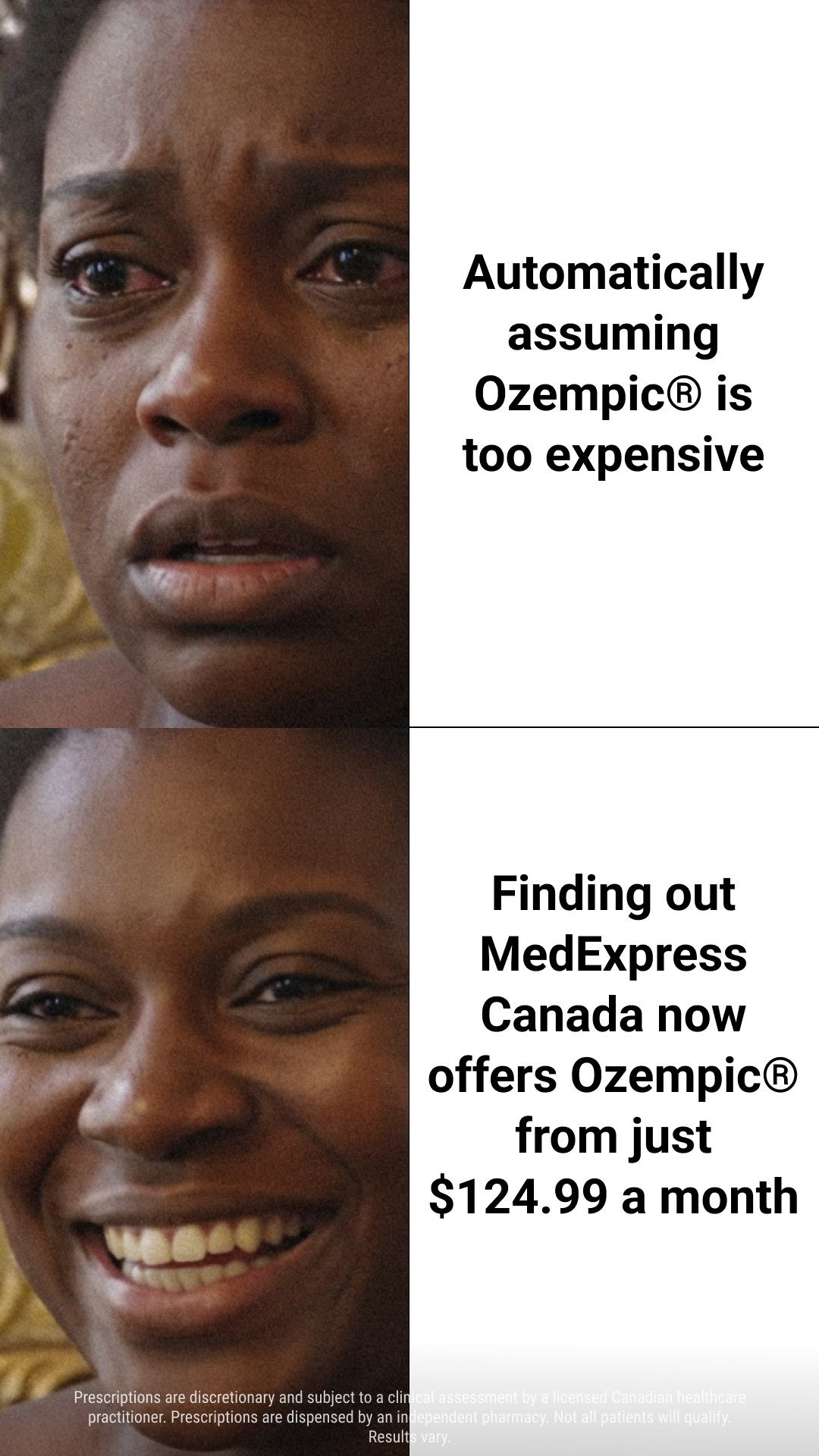 MedExpress Facebook ad
