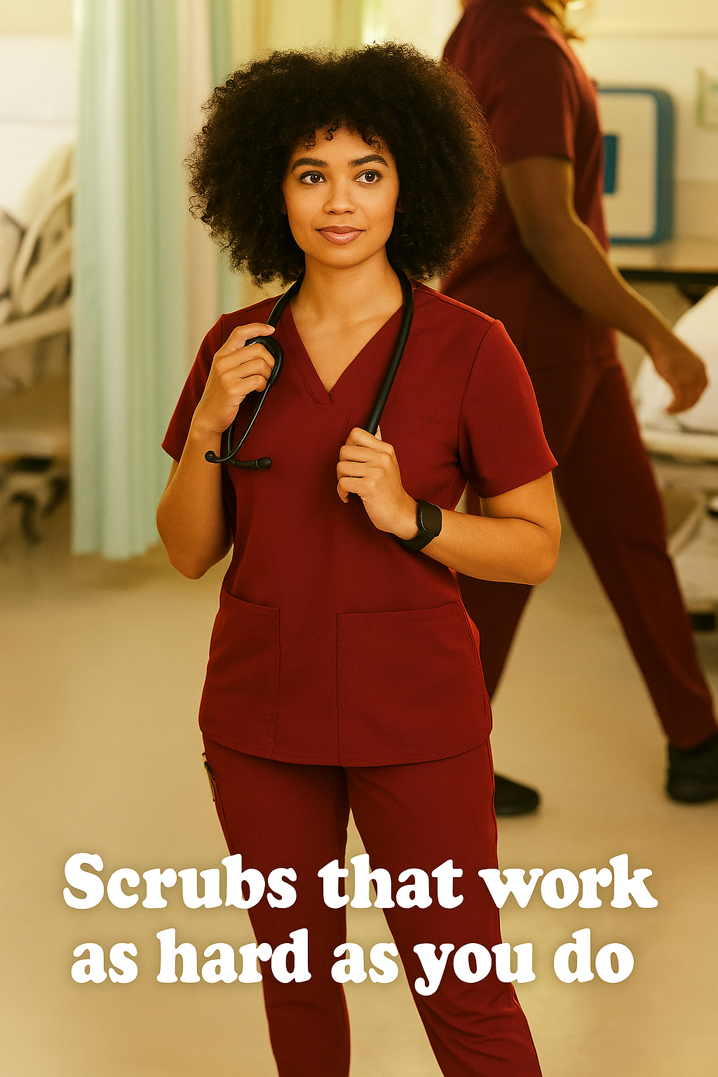 Poppy Scrubs Facebook ad