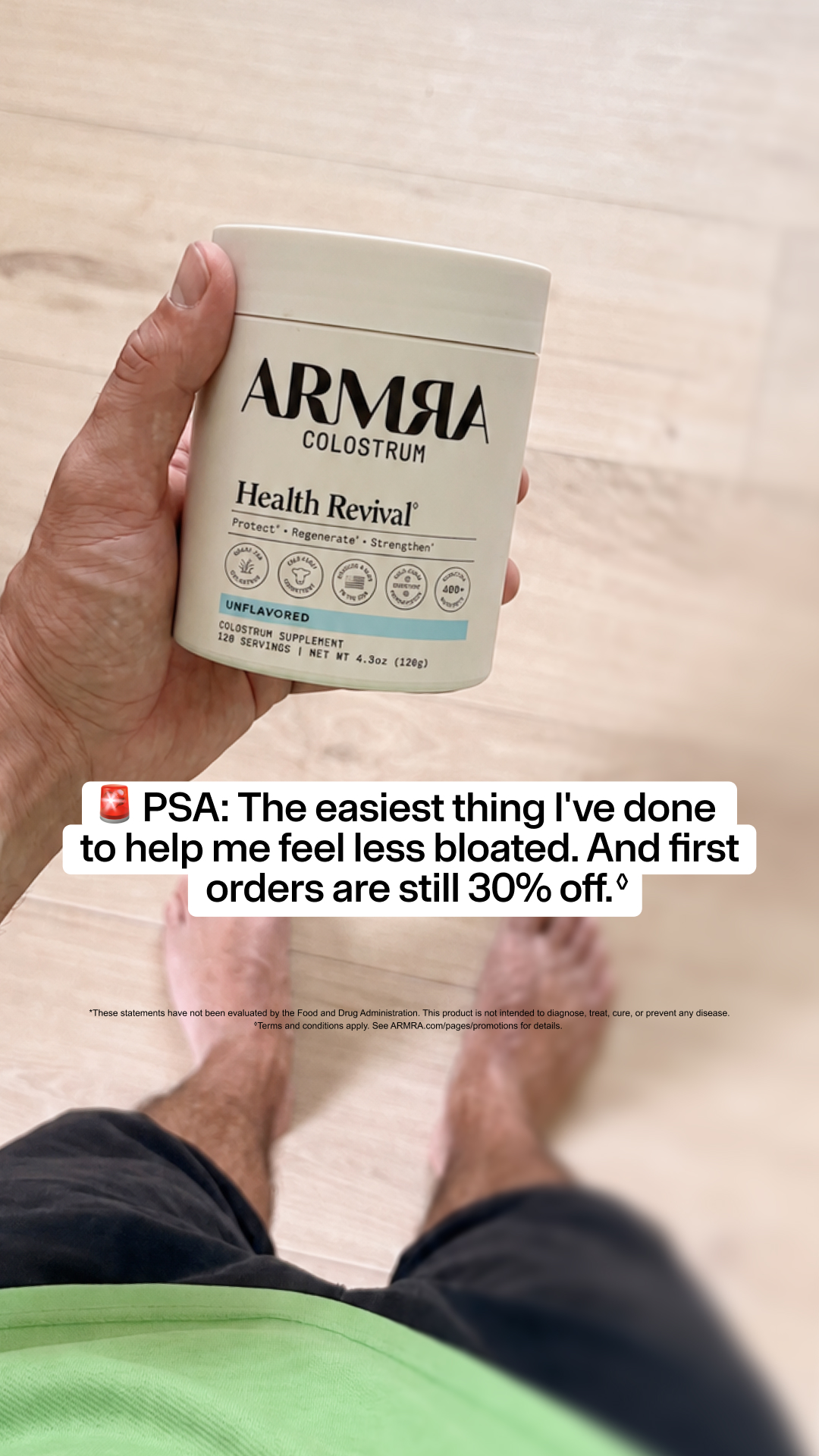 ARMRA Facebook ad