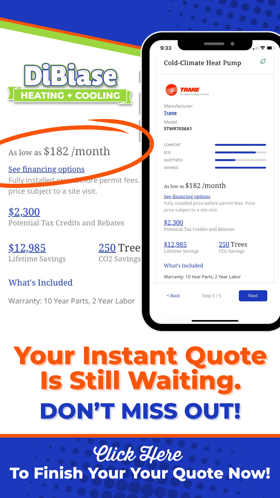DiBiase Heating & Cooling Facebook ad