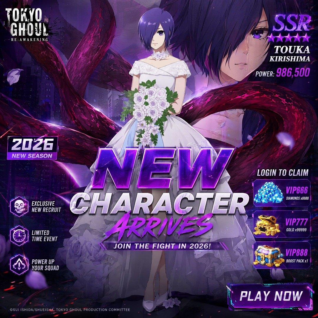 Tokyo Ghoul ：Break the Chains Facebook ad: New Chapter Available
