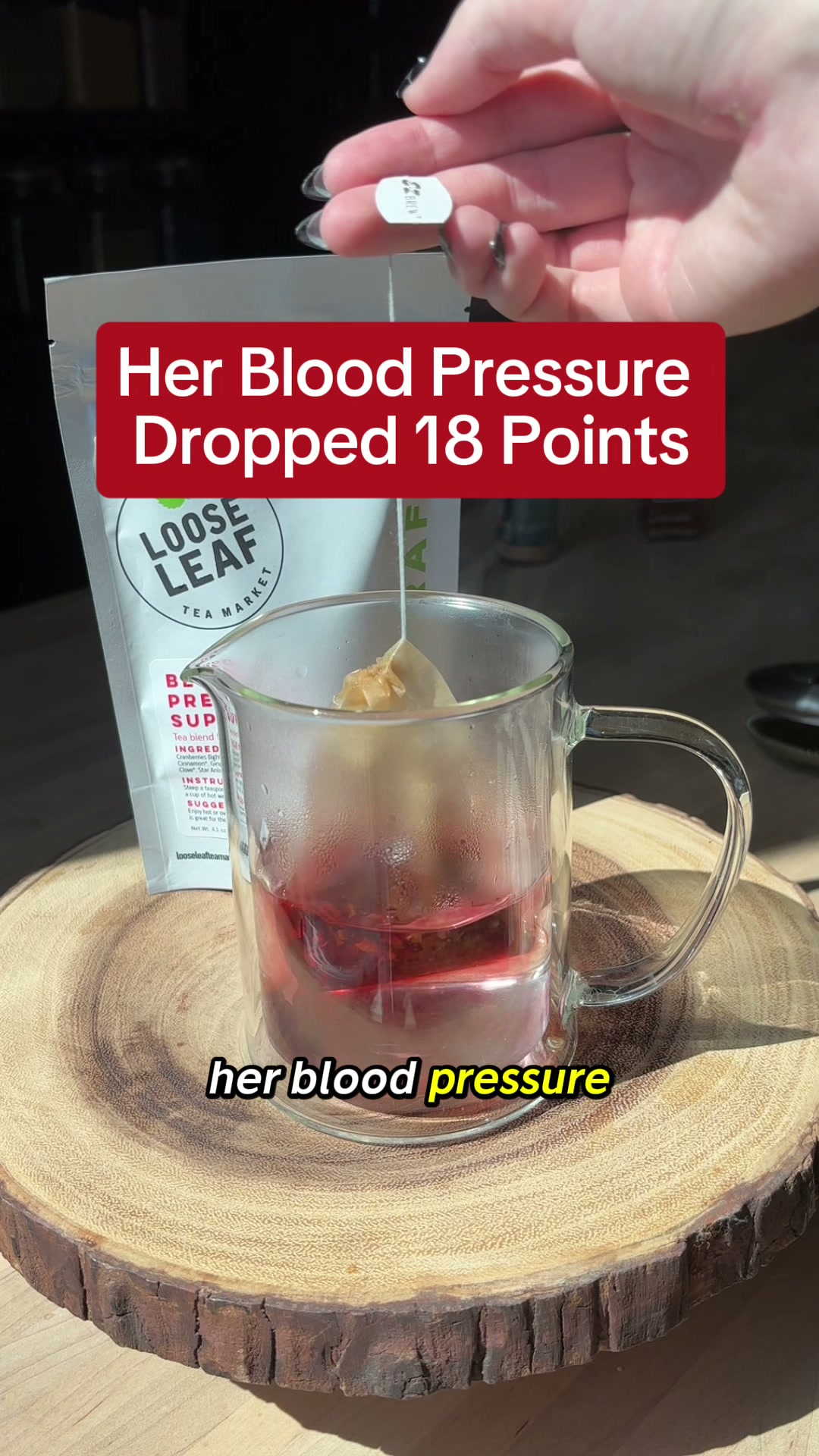 Loose Leaf Tea Market Facebook ad: Inside the Cortisol Heart Tea Bundle