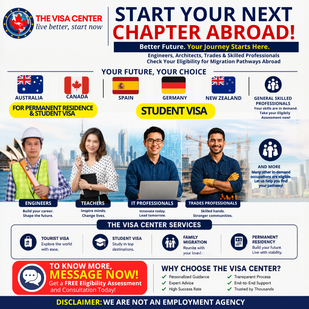 The Visa Center - Ortigas Facebook ad