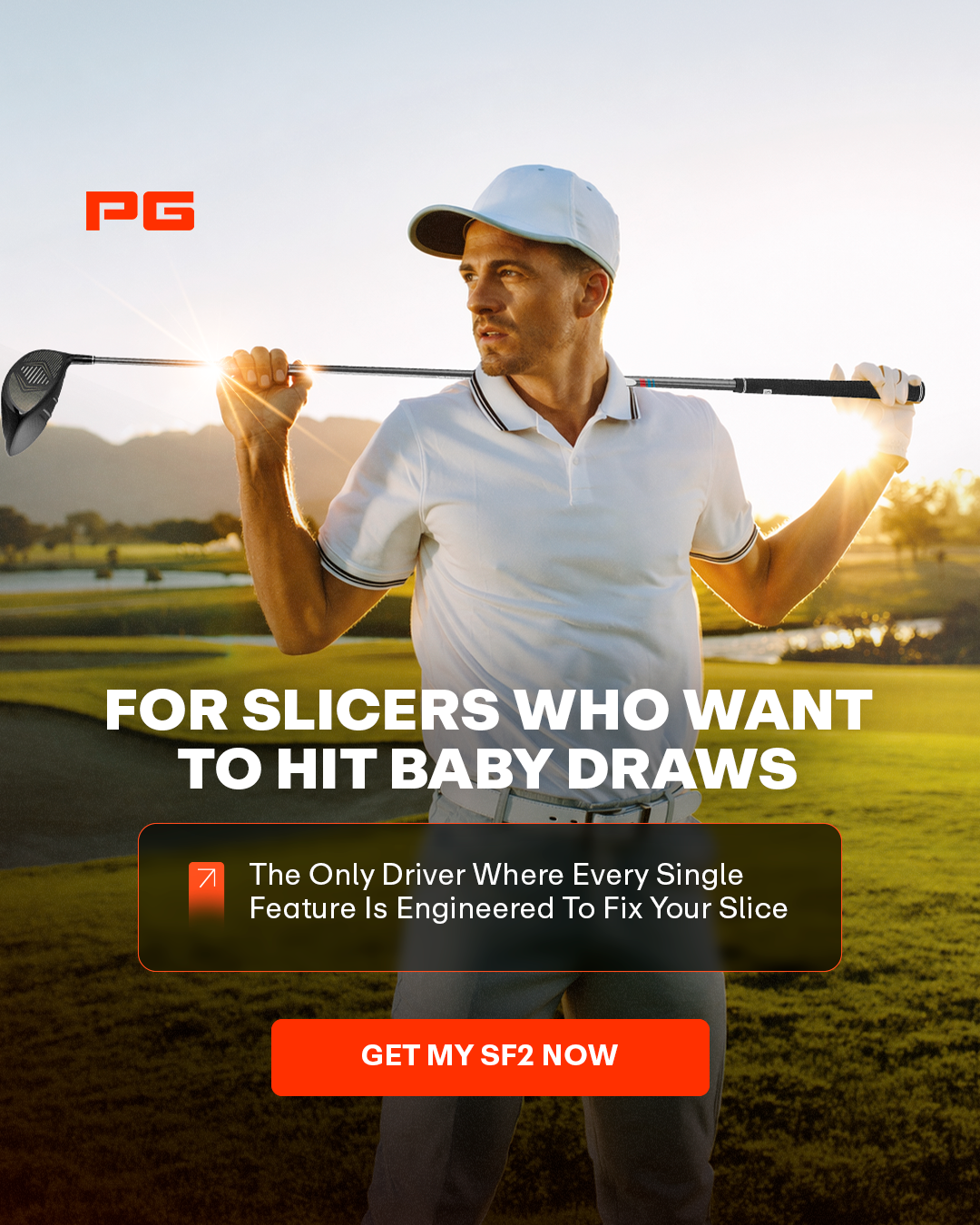 Performance Golf Facebook ad