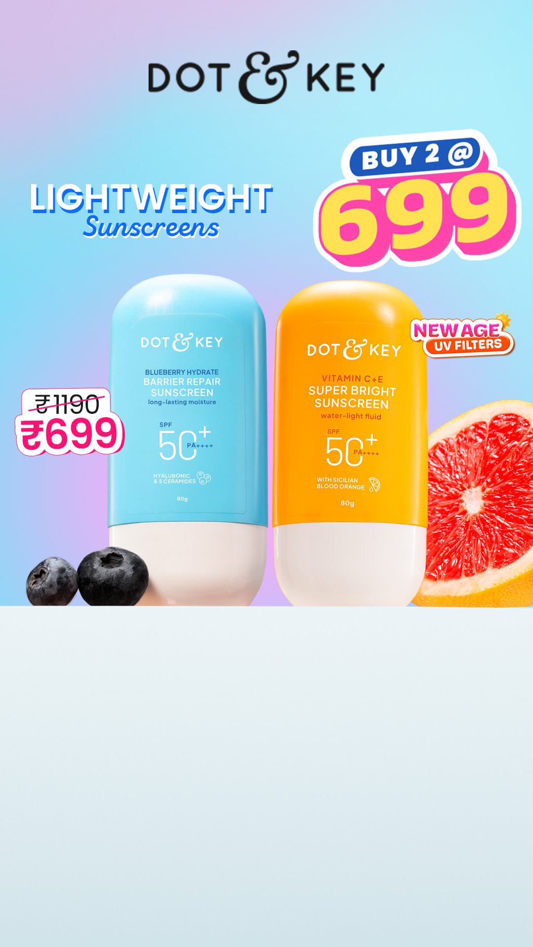 Dot & Key Facebook ad