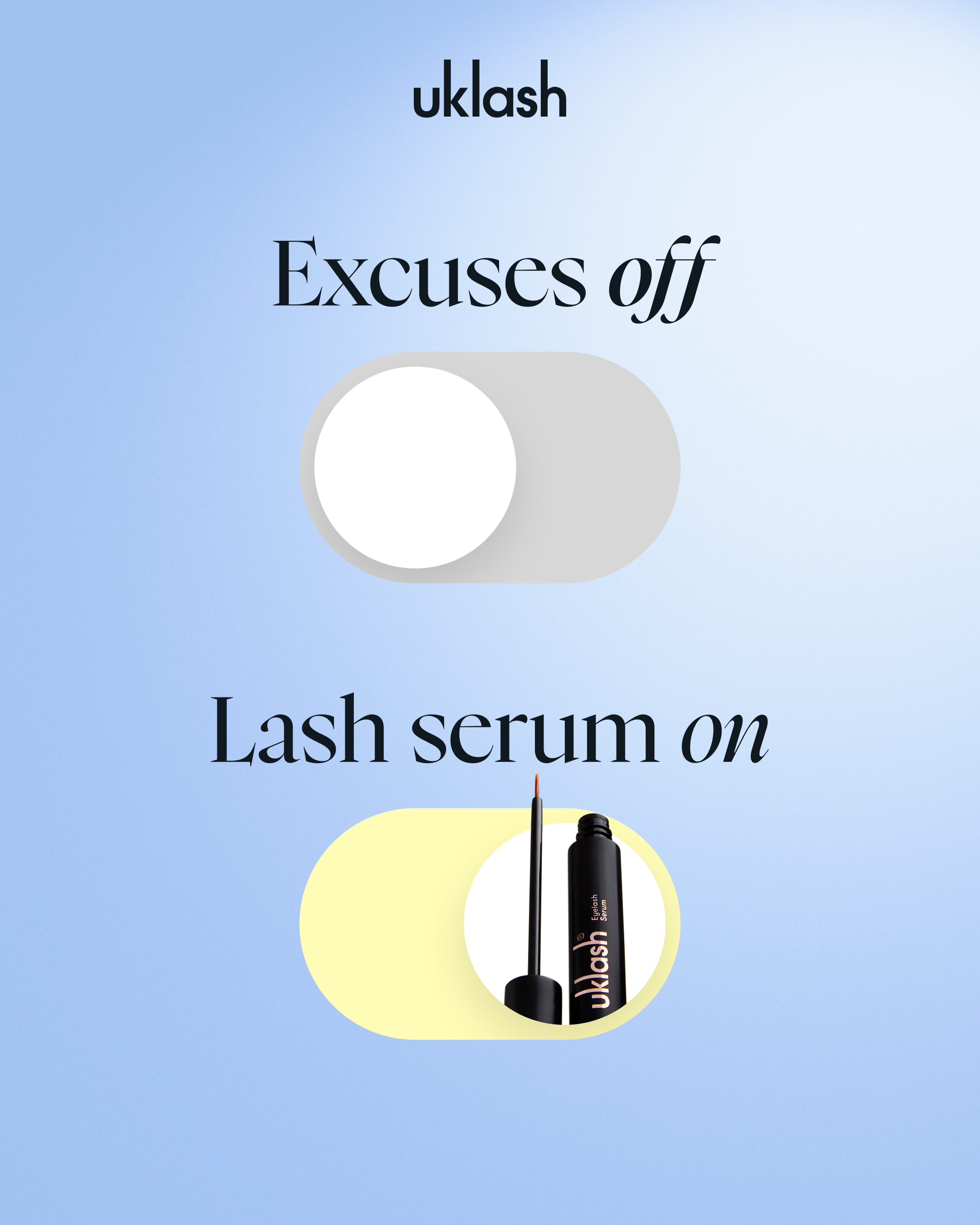 Uklash Facebook ad: Lash Care, Simplified