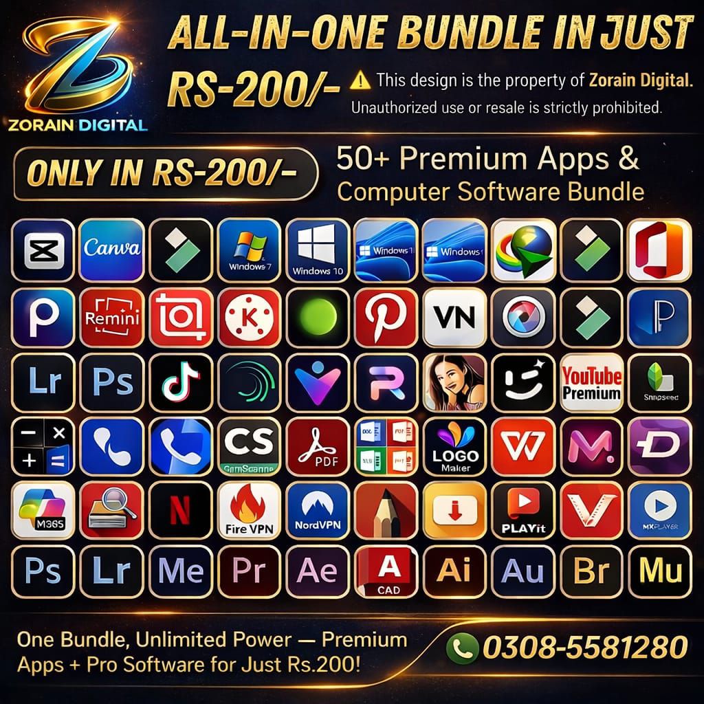 Zorain Digital Store Facebook ad: ๐๐๐-๐๐ก-๐ข๐ก๐ ๐ฃ๐ฅ๐๐ ๐๐จ๐ ๐๐ฃ๐ฃ๐ฆ + ๐ฃ๐ฅ๐ขโฆ