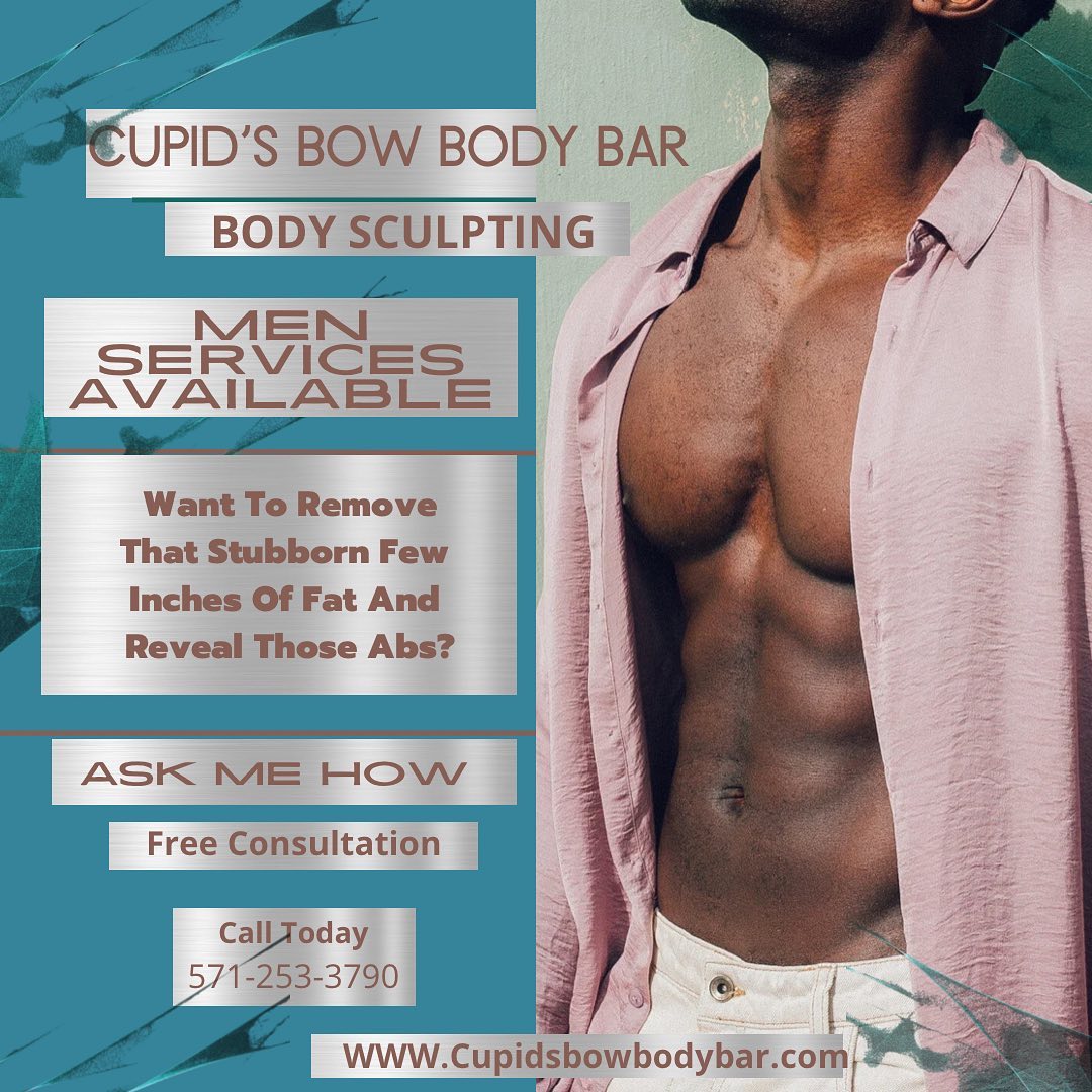Cupid’s Bow Body Bar Facebook ad: Men are more then welcomed.