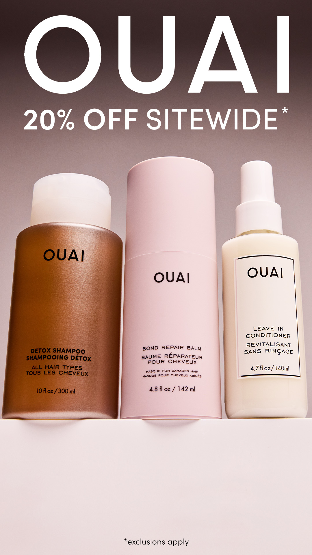 OUAI Facebook ad