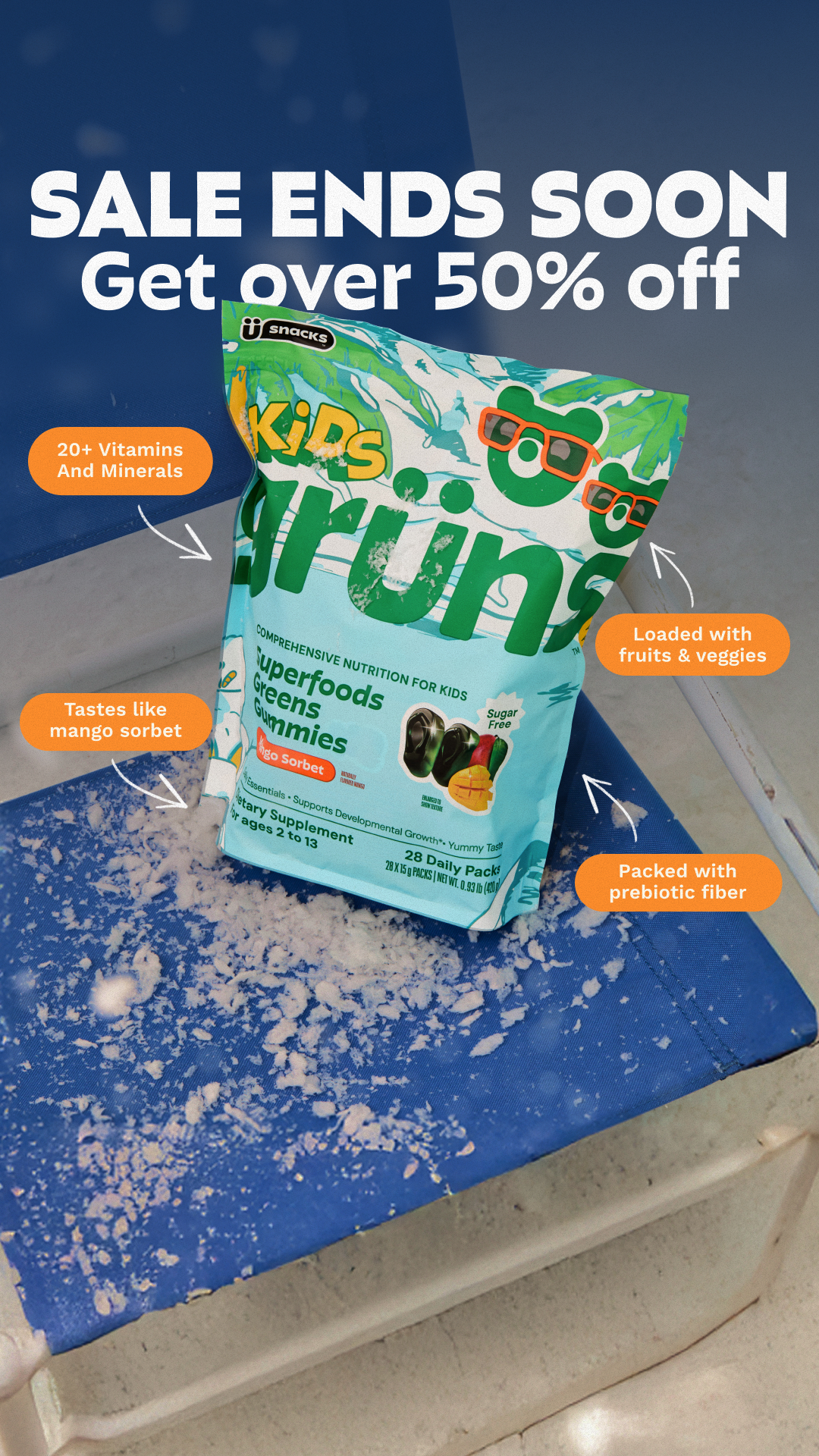 Grüns Kids Facebook ad