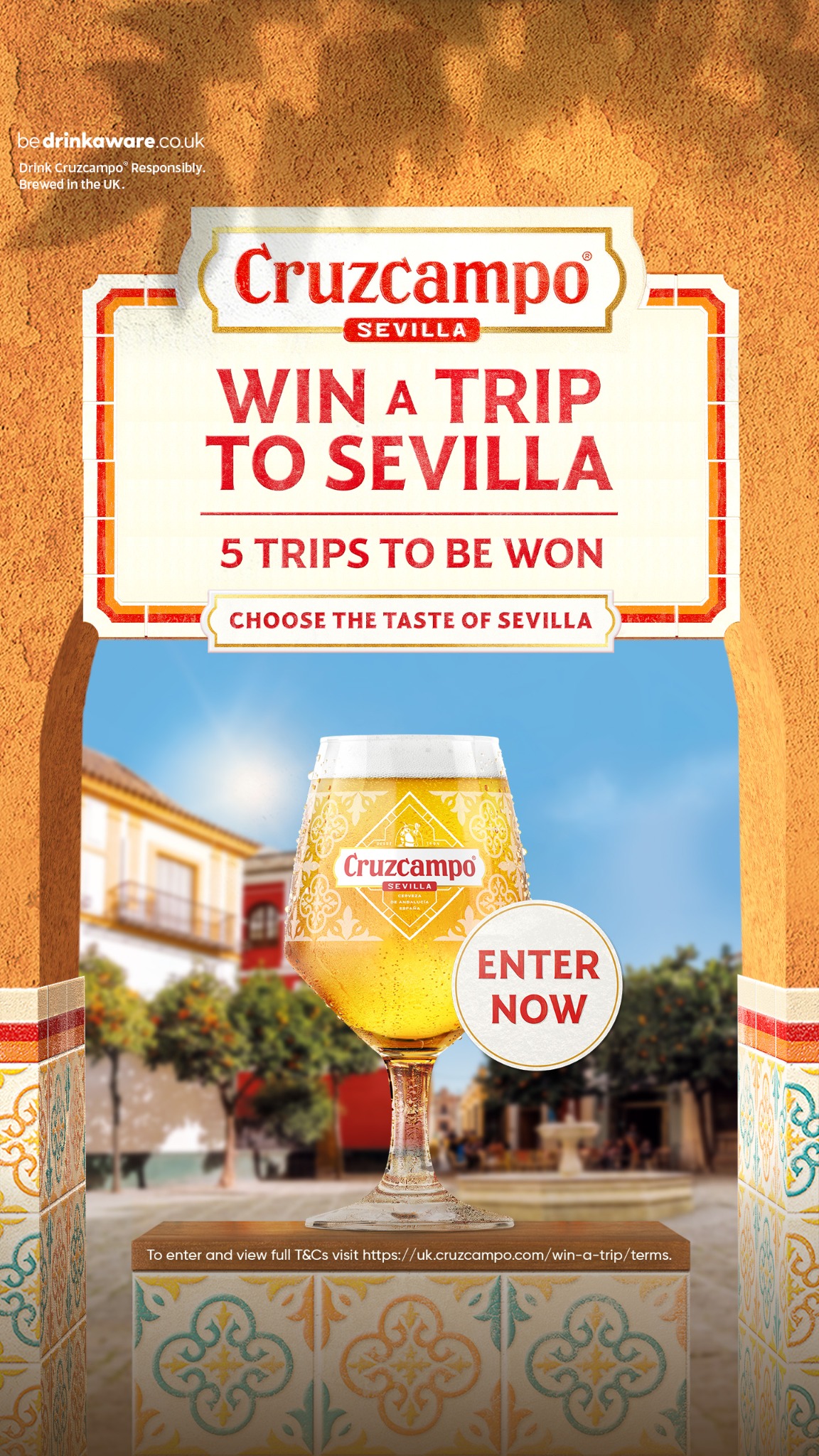 Cruzcampo UK Facebook ad from Jul 22, 2026