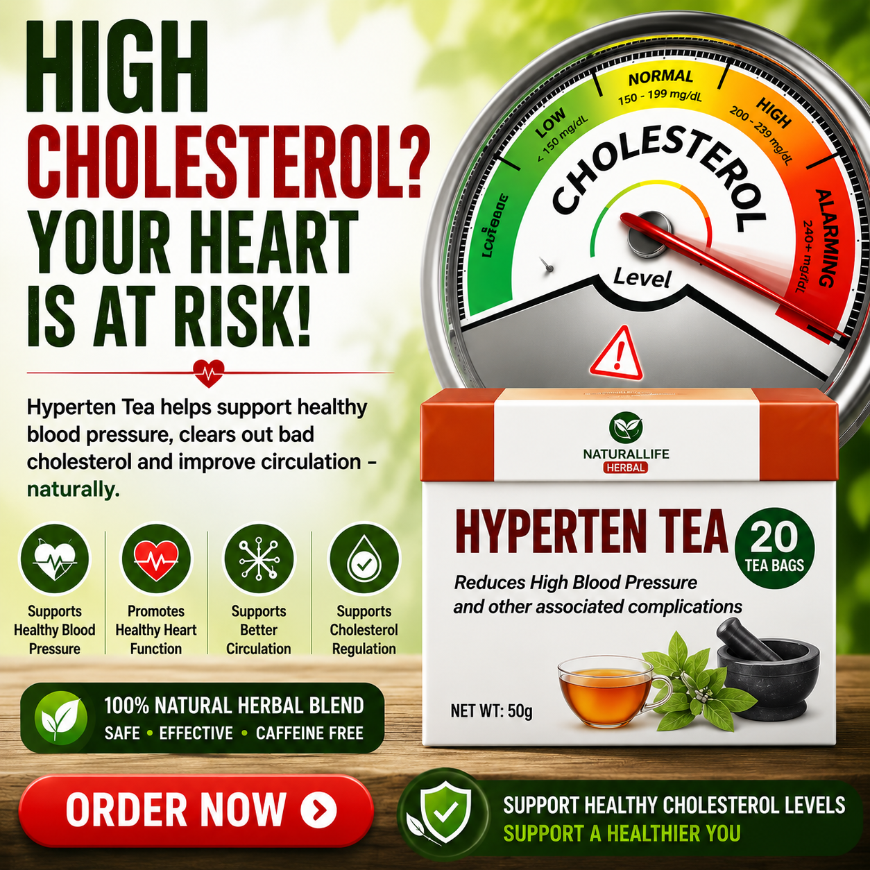 Nature's Gift Facebook ad: Tired of Relying on Pills? Let Nature Help You Restore…