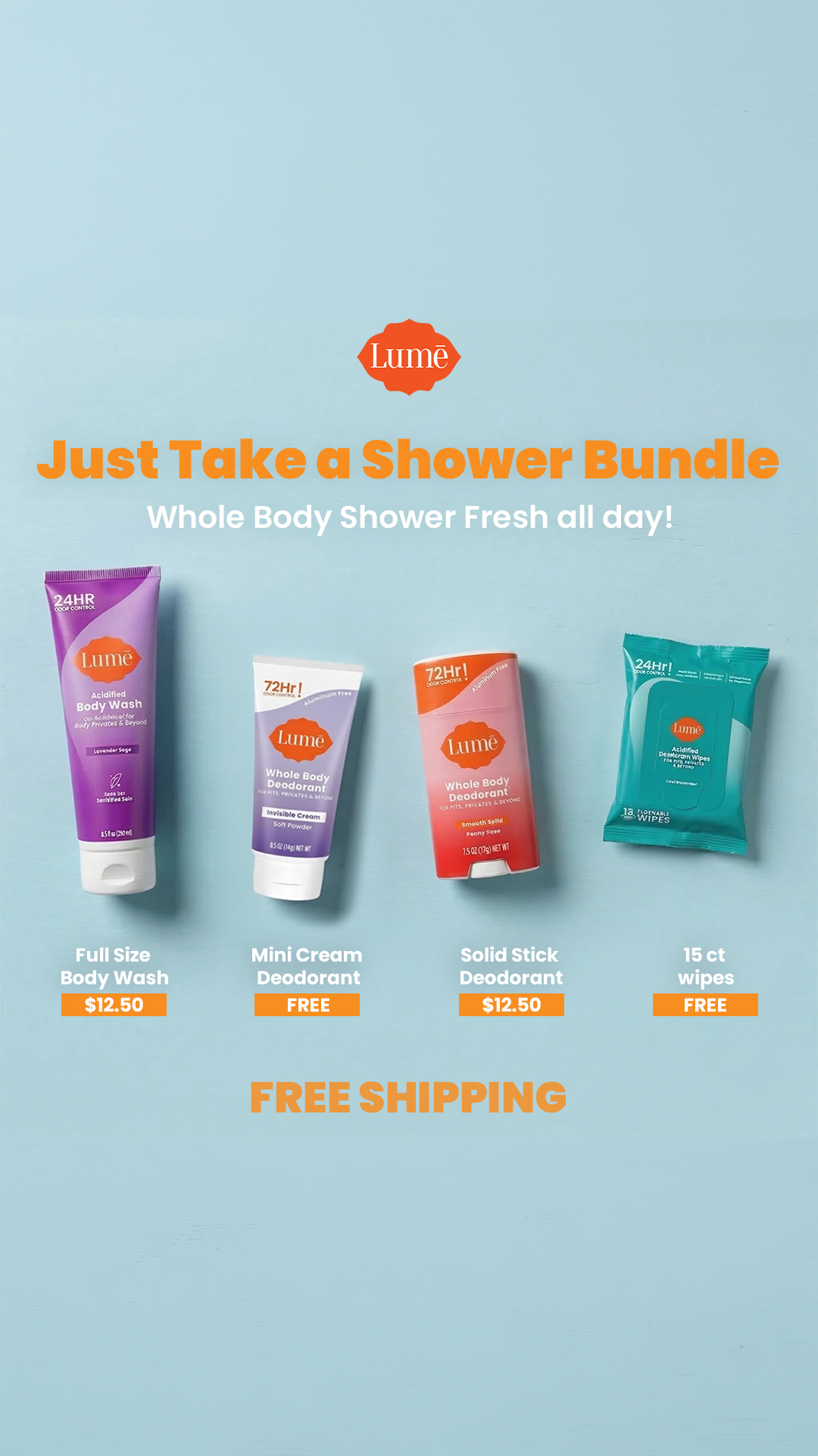 Lume Deodorant Facebook ad