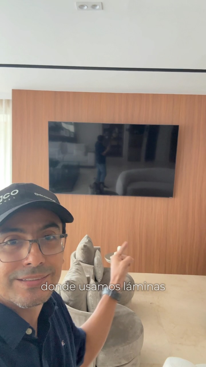 Dco Panel Facebook ad: Así instalamos este muro de TV con lámina…