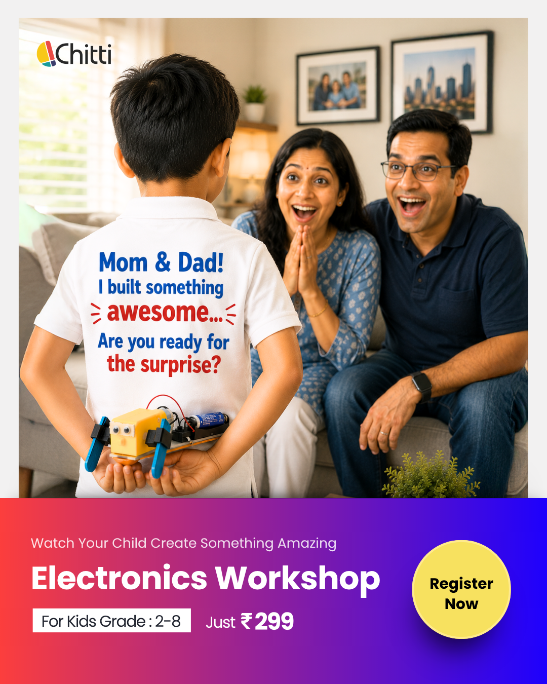 Chitti Facebook ad